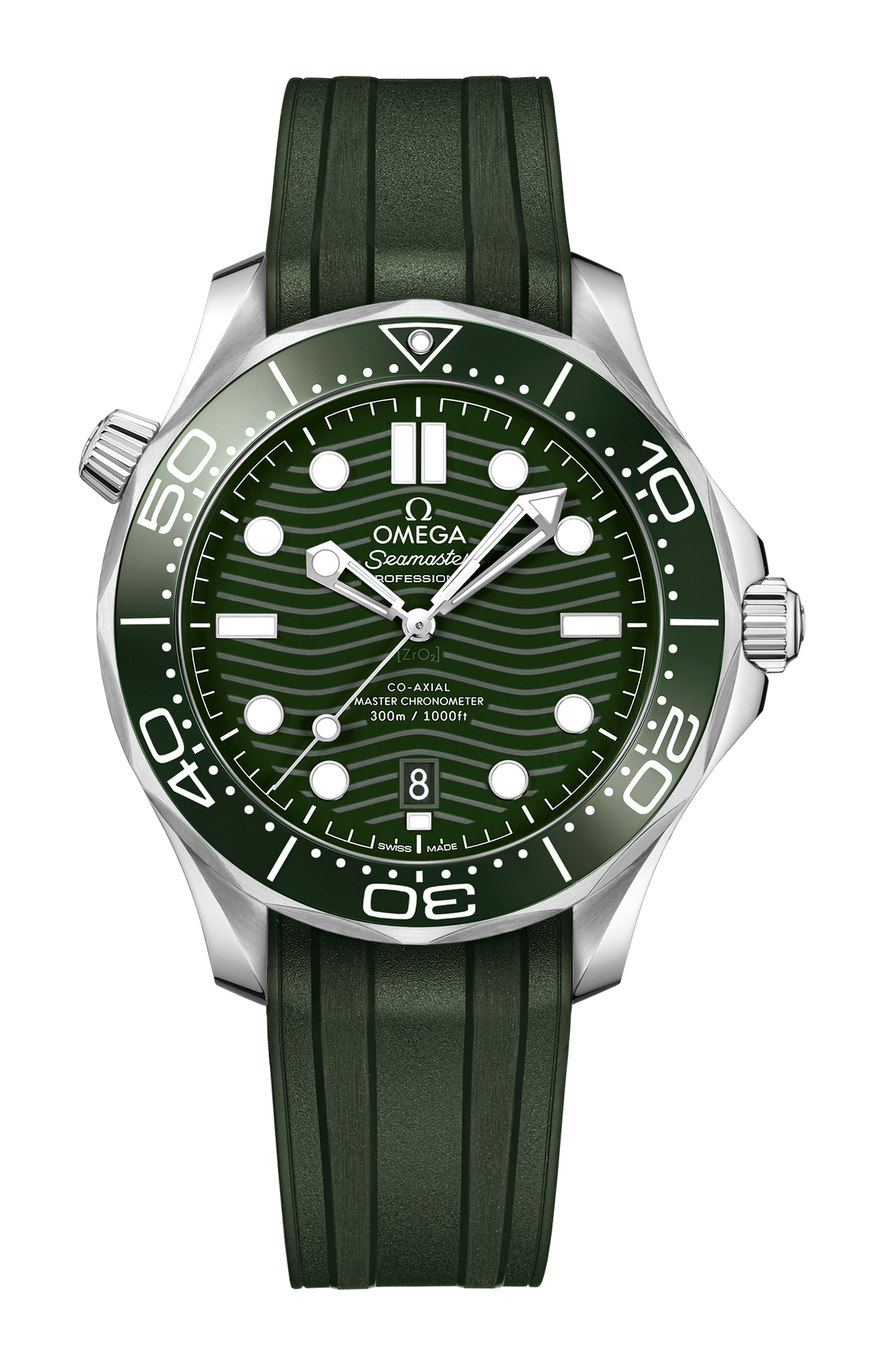 Omega | SEAMASTER DIVER 300M 42 MM, ACCIAIO SU CAUCCI&Ugrave; - 210.32.42.20.10.001 (1)