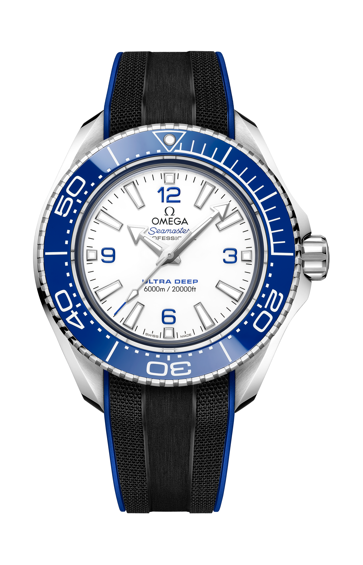 Omega | SEAMASTER PLANET OCEAN 6000M 45,5, O-MEGASTEEL SU CAUCCI&Ugrave; - 215.32.46.21.04.001 (1)