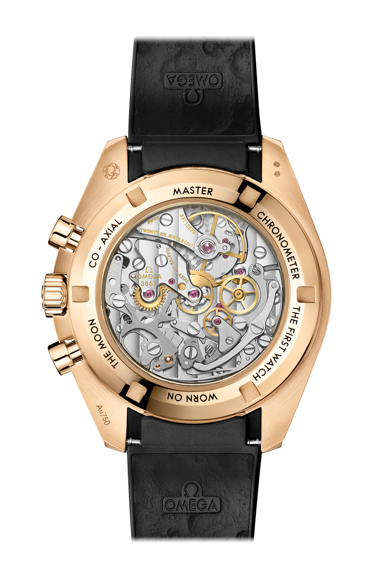 Omega | SPEEDMASTER MOONWATCH PROFESSIONAL 42 MM, ORO MOONSHINE&trade; SU CAUCCI&Ugrave; - 310.62.42.50.99.001 (2)