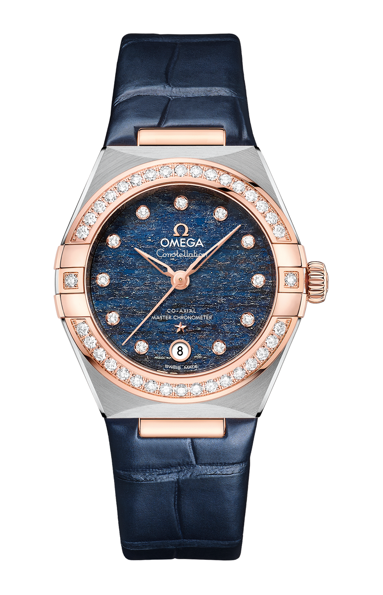 Omega | CONSTELLATION 29 MM, ACCIAIO-ORO SEDNA&trade; SU PELLE - 131.28.29.20.99.003 (1)