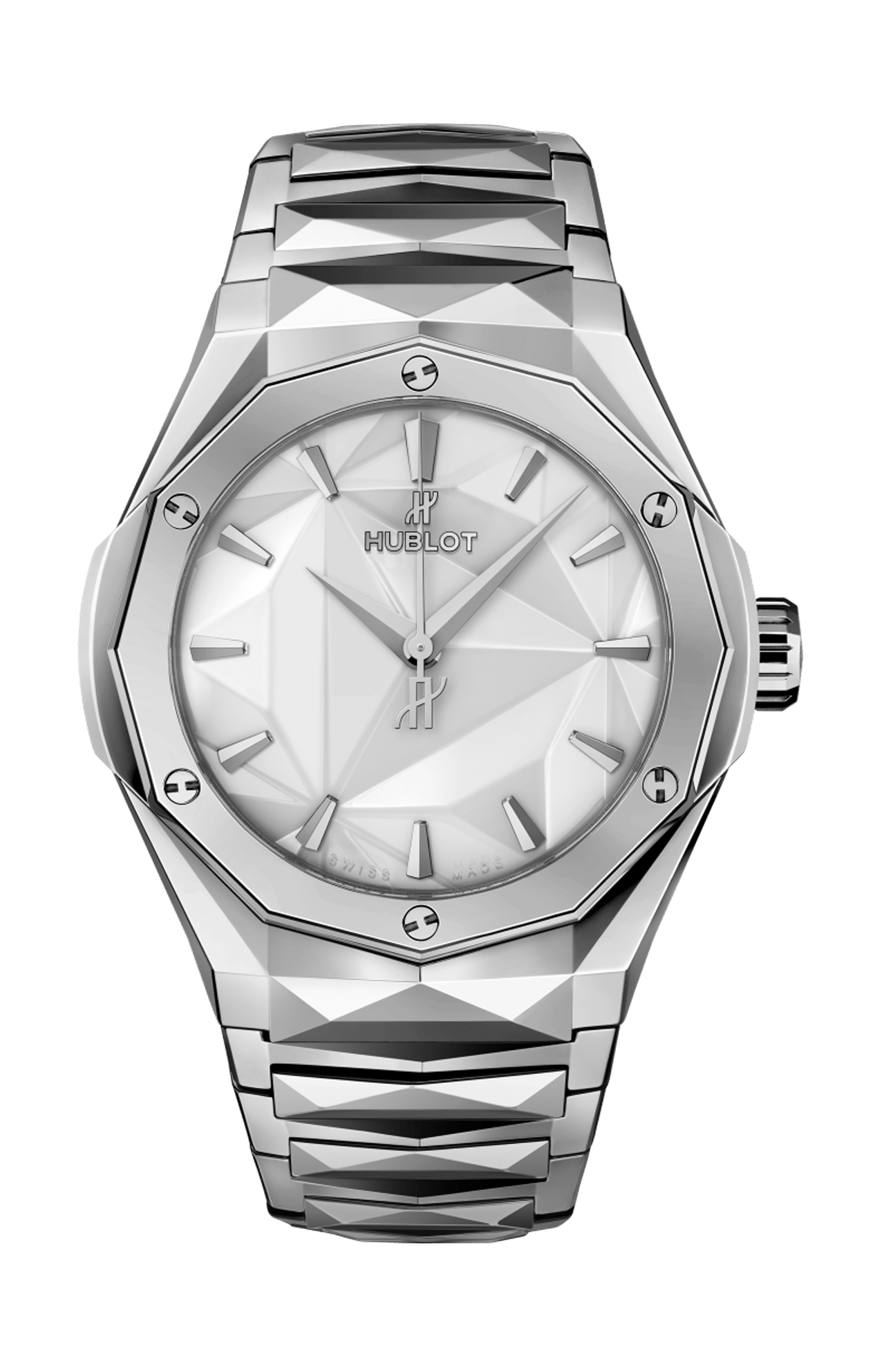 Hublot | CLASSIC FUSION ORLINSKI BRACELET TITANIUM WHITE 40MM - 550.NS.2200.NS.ORL22 (1)