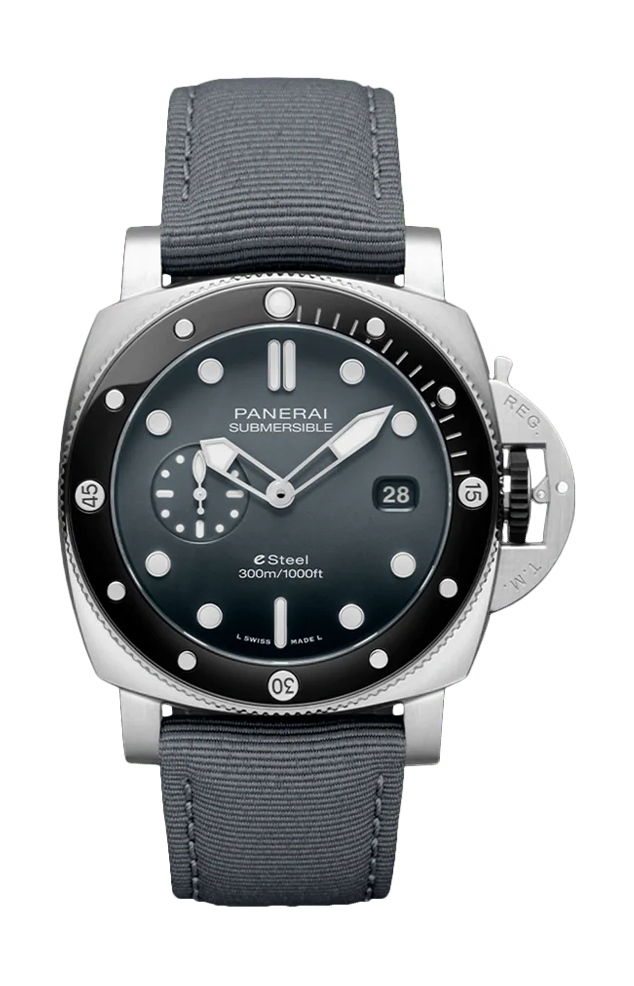 Panerai | SUBMERSIBLE QUARANTAQUATTRO ESTEEL&trade; GRIGIO ROCCIA - PAM01288 (1)