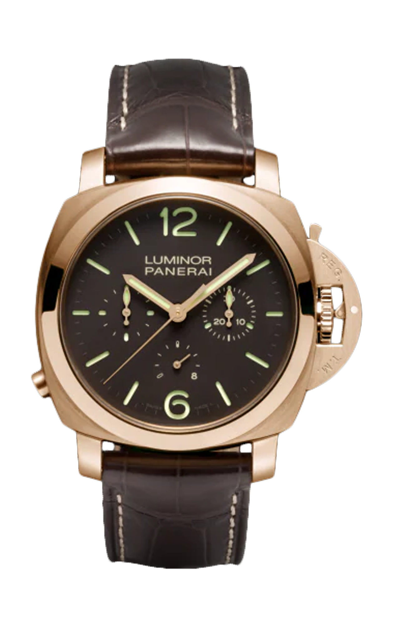 Panerai | LUMINOR 1950 CHRONO MONOPULSANTE 8 DAYS ORO ROSA - 44MM - SPECIAL EDITION - PAM00344 (1)