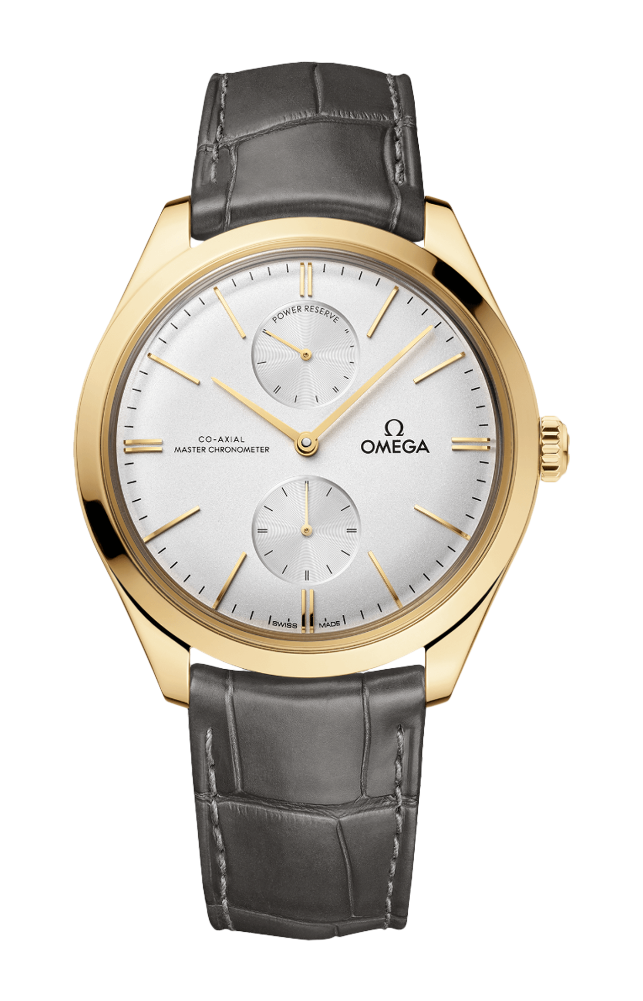 Omega | DE VILLE TR&Eacute;SOR 40 MM, ORO GIALLO SU PELLE - 435.53.40.22.02.001 (1)