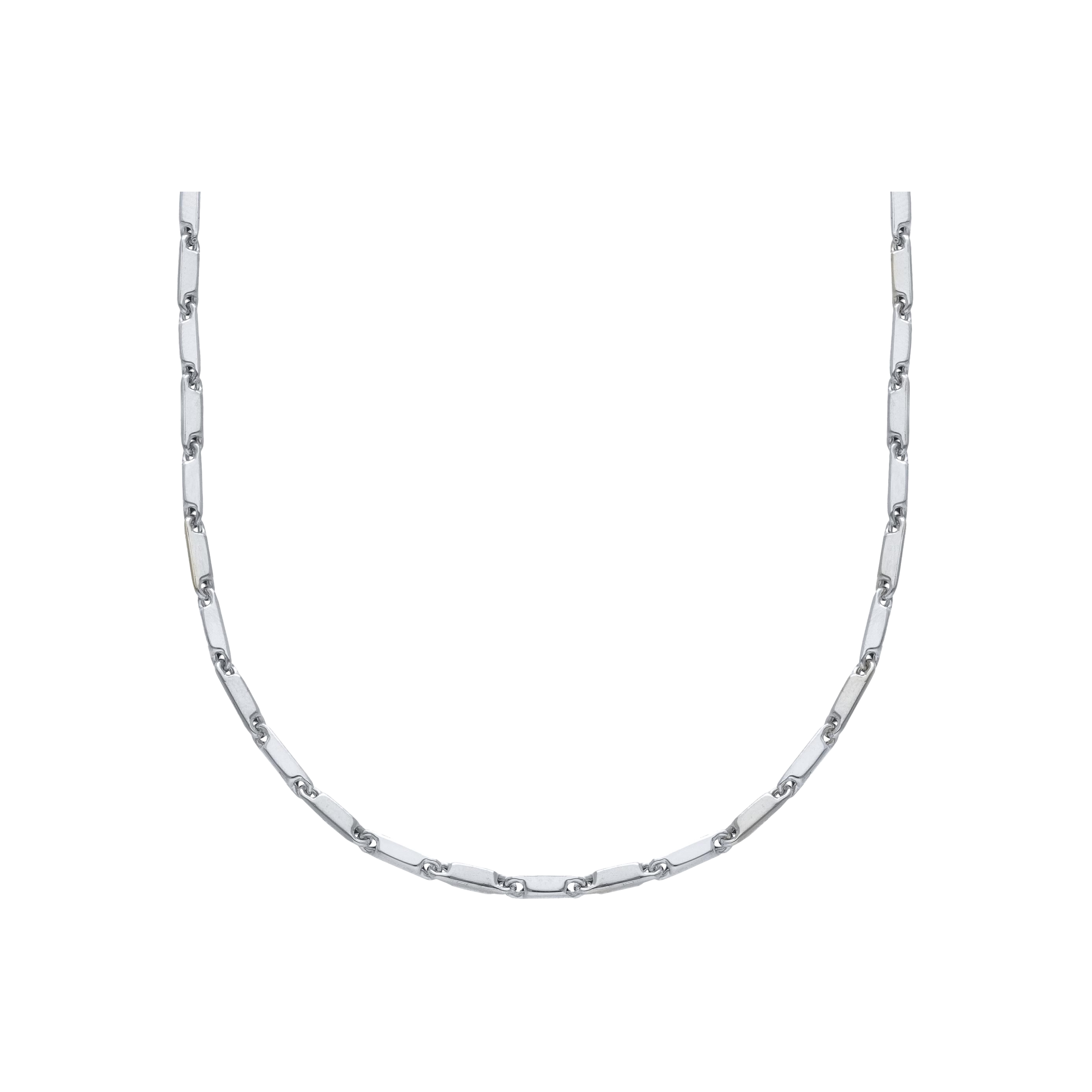 Bartorelli Italian Jewels | COLLANA GIROCOLLO IN ORO BIANCO - VIF051BBL50 (1)