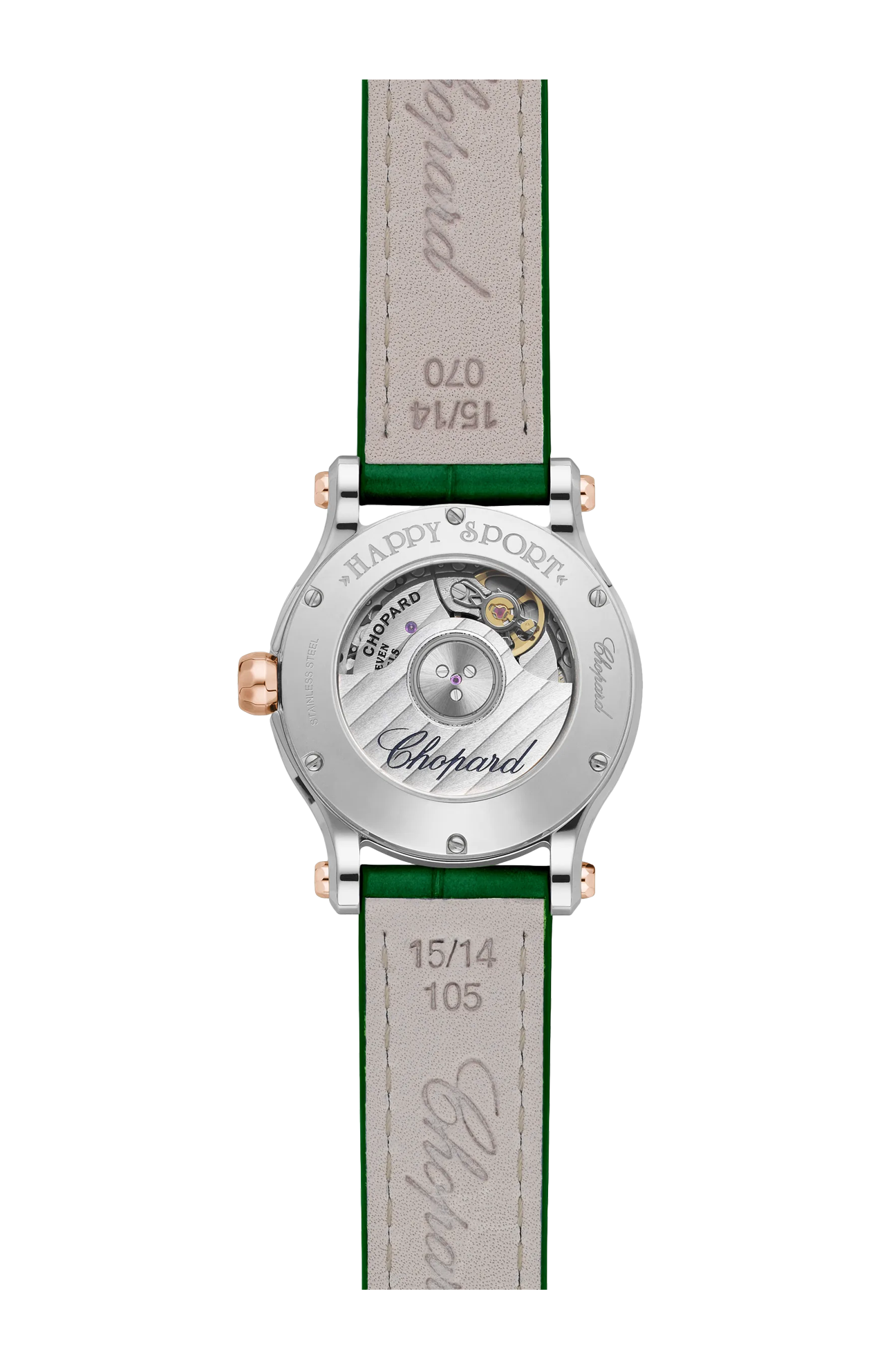 Chopard | HAPPY SPORT 30 MM, AUTOMATICO, ORO ROSA ETICO, LUCENT STEEL&trade;, DIAMANTI - 278573 (2)