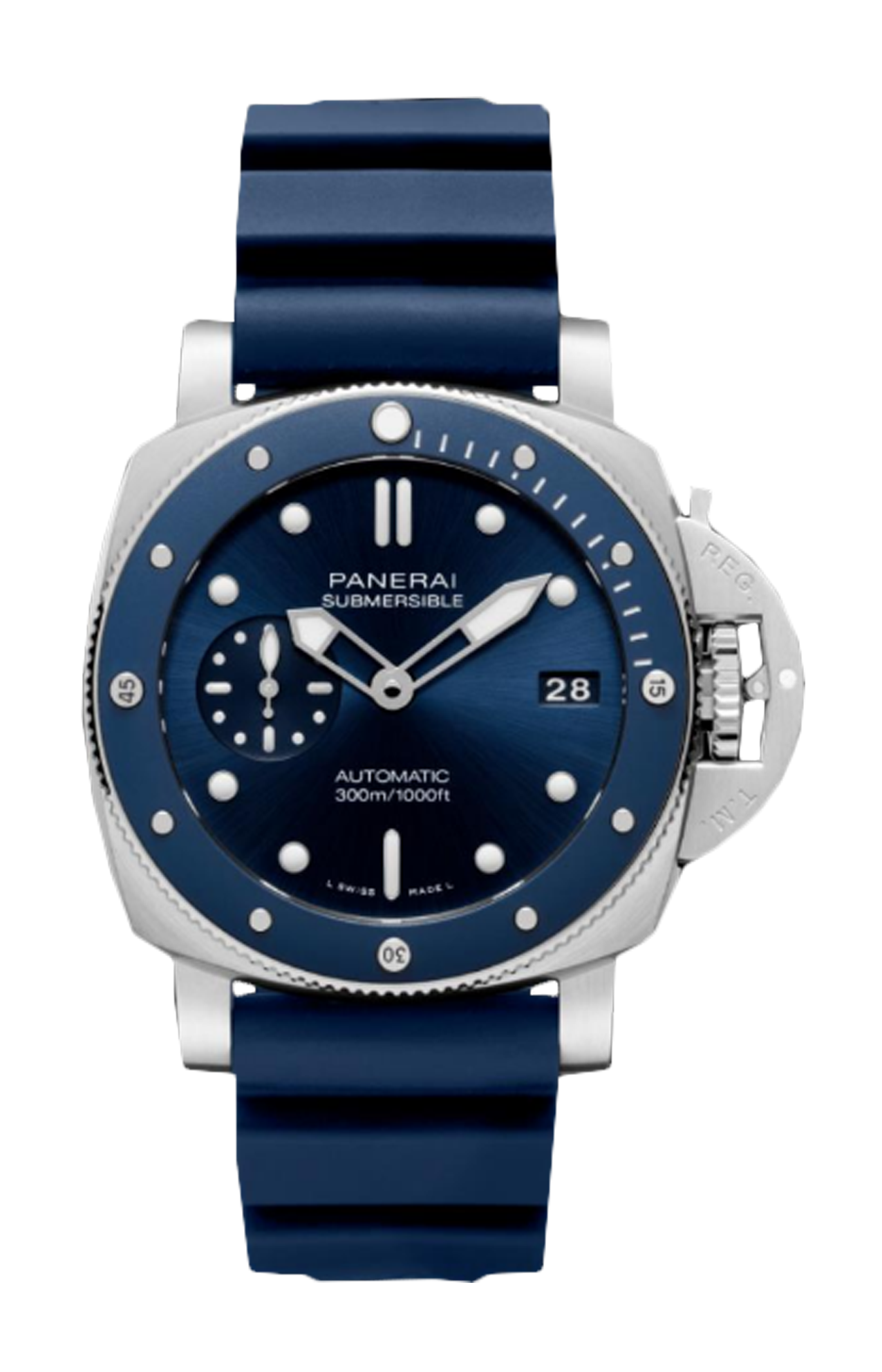 Panerai | SUBMERSIBLE BLU NOTTE 42 MM - DOPPIO CINTURINO - PAM02068 (2)