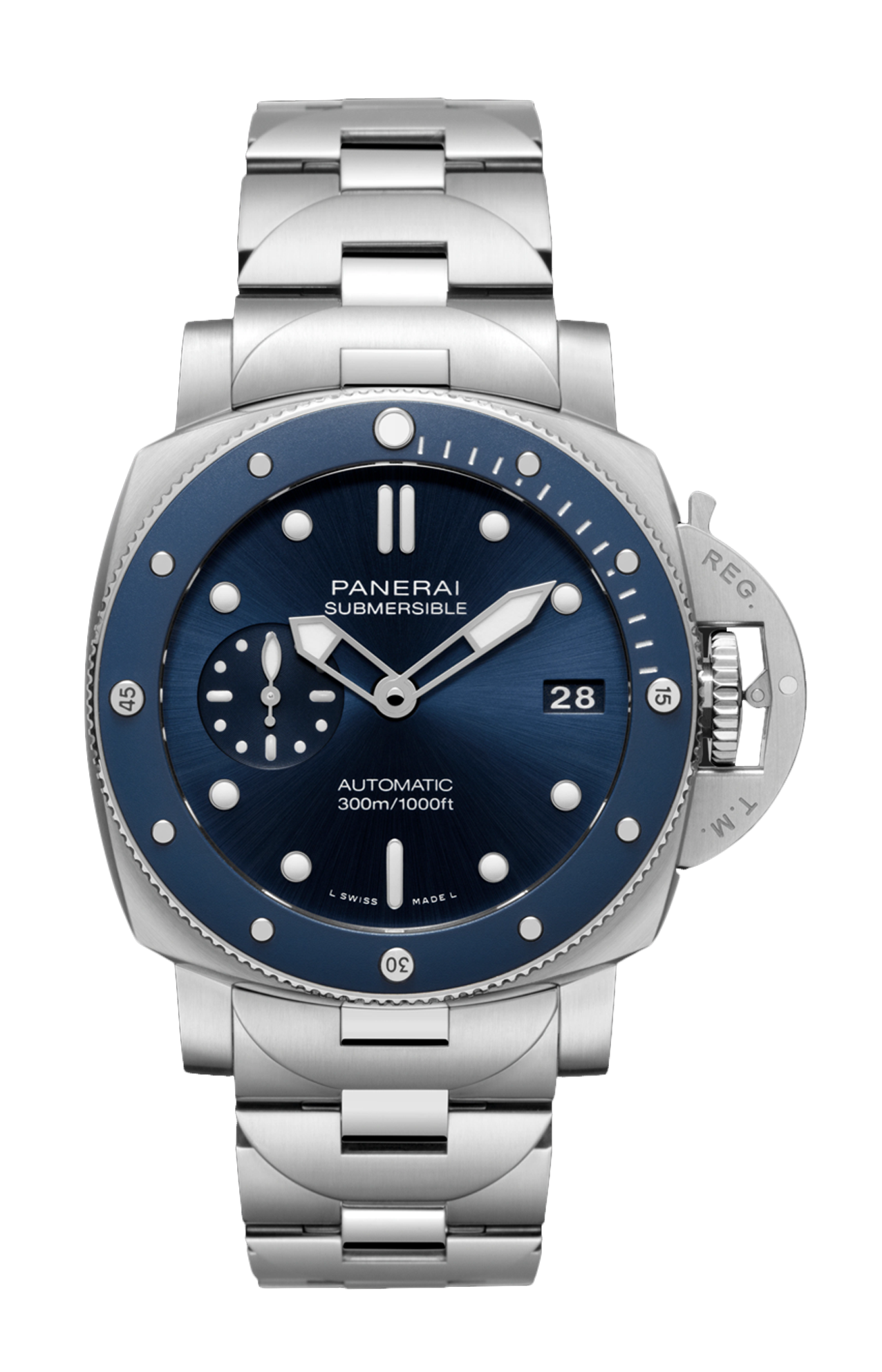 Panerai | SUBMERSIBLE BLU NOTTE 42 MM - DOPPIO CINTURINO - PAM02068 (1)
