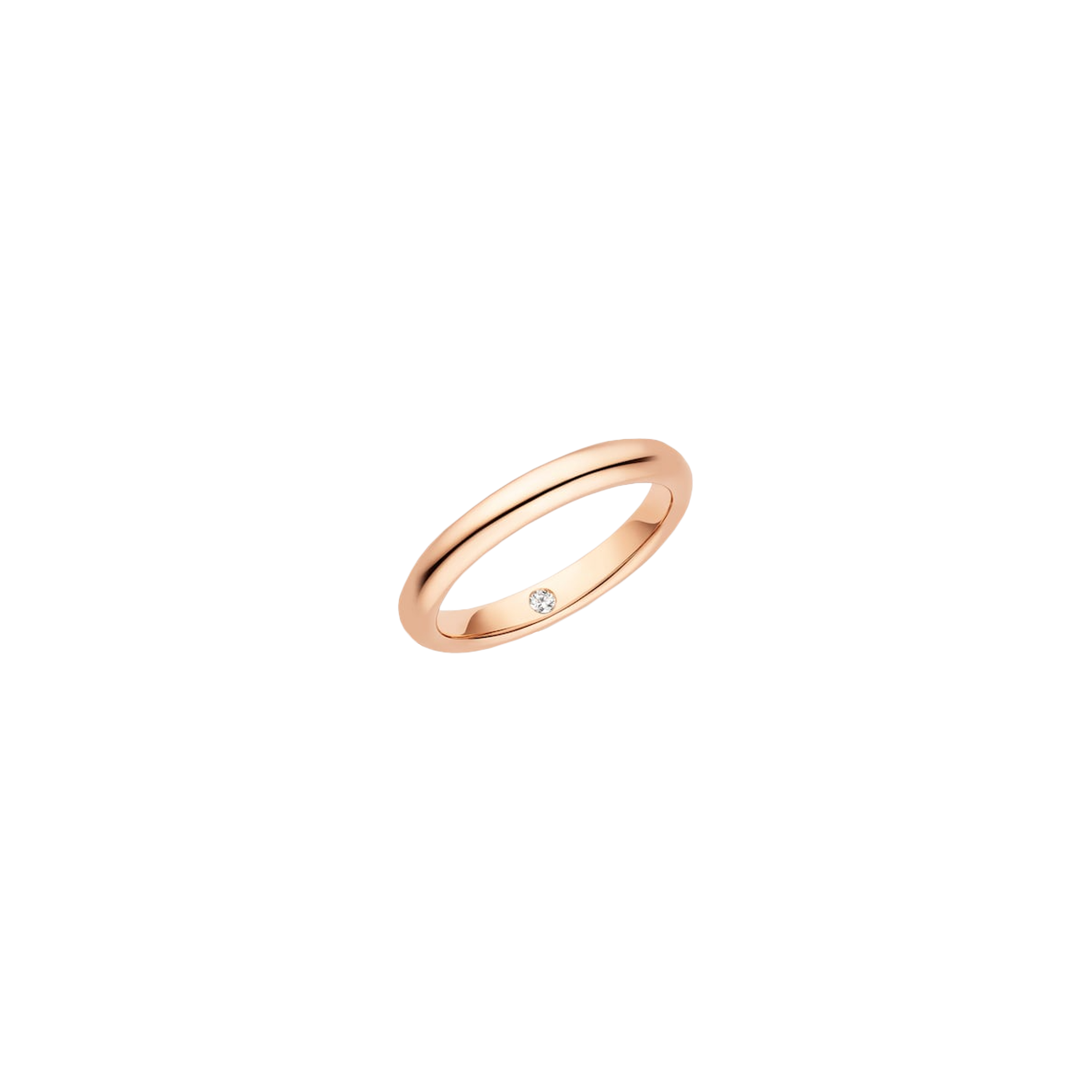 Chaumet | CHAUMET - FEDE NUZIALE LES ETERNELLES DE CHAUMET CLASSIQUE IN ORO ROSA CON DIAMANTE SEGRETO  - 082558 - 082558 (1)