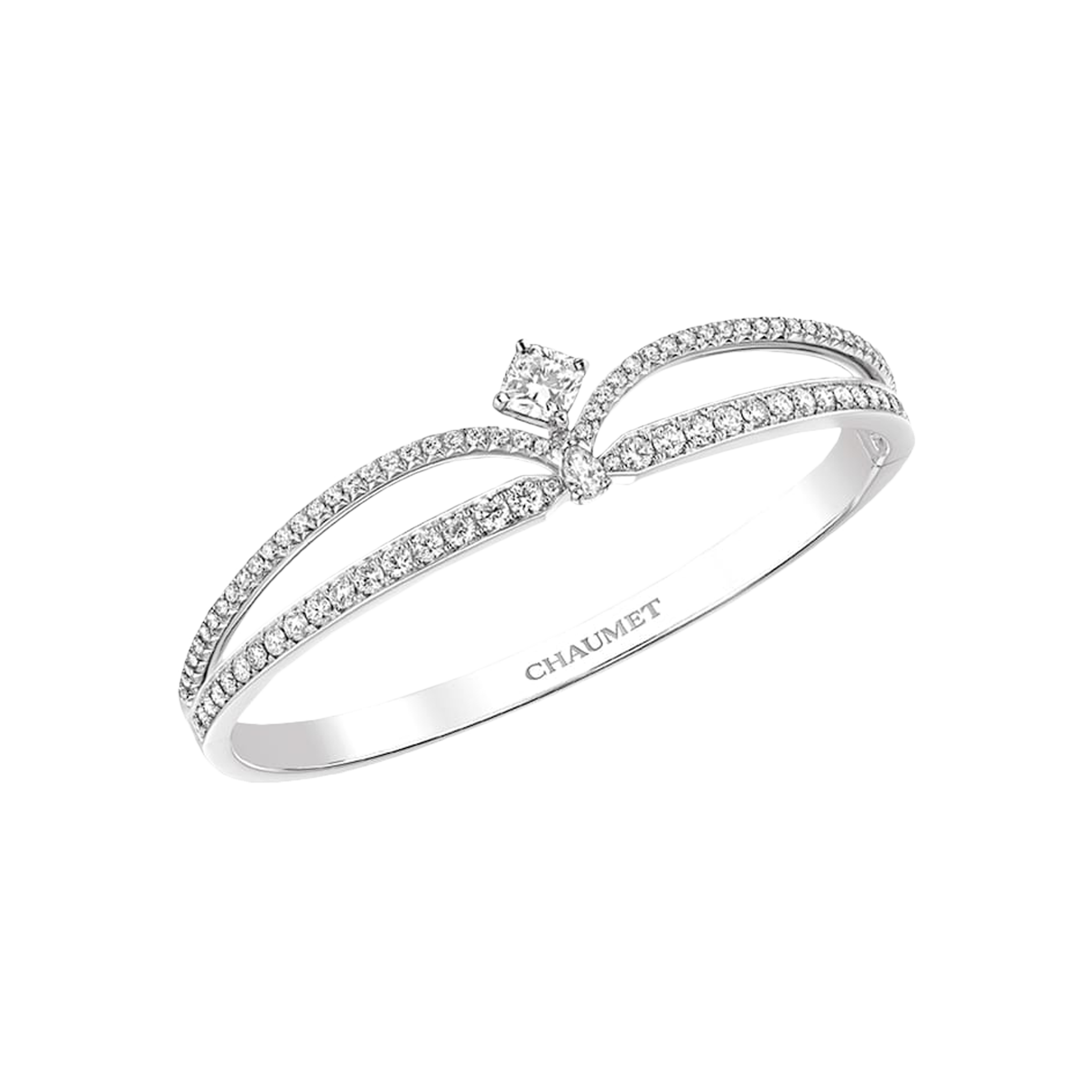 Chaumet | CHAUMET - BRACCIALE JOS&Eacute;PHINE ECLAT FLORAL IN ORO BIANCO CON DIAMANTI - J1MQBR - J1MQBR (1)