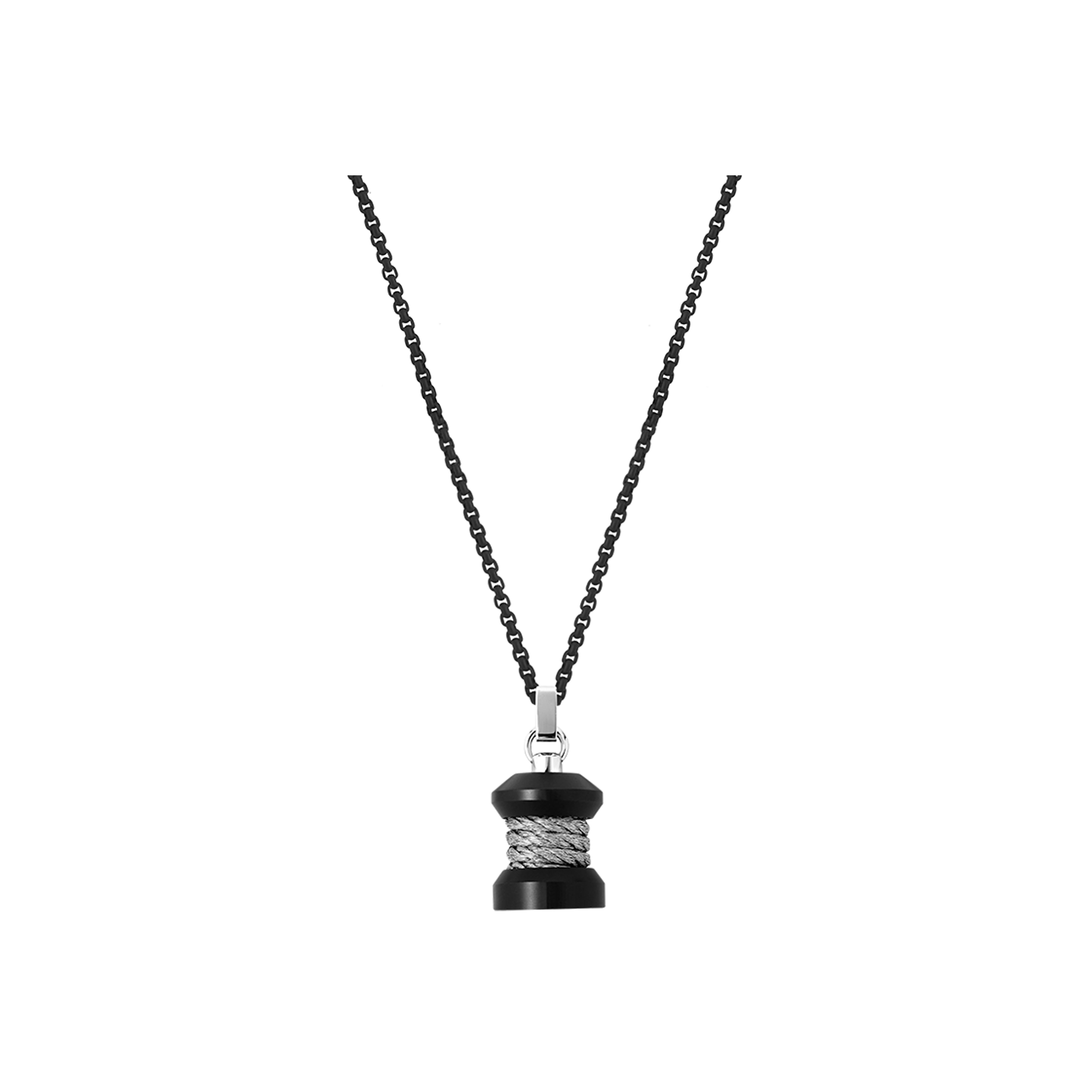 Fred | PENDENTE FORCE 10 WINCH MODELLO PICCOLO IN TITANIO E ACCIAIO - 3B0302 - 3B0302 (2)