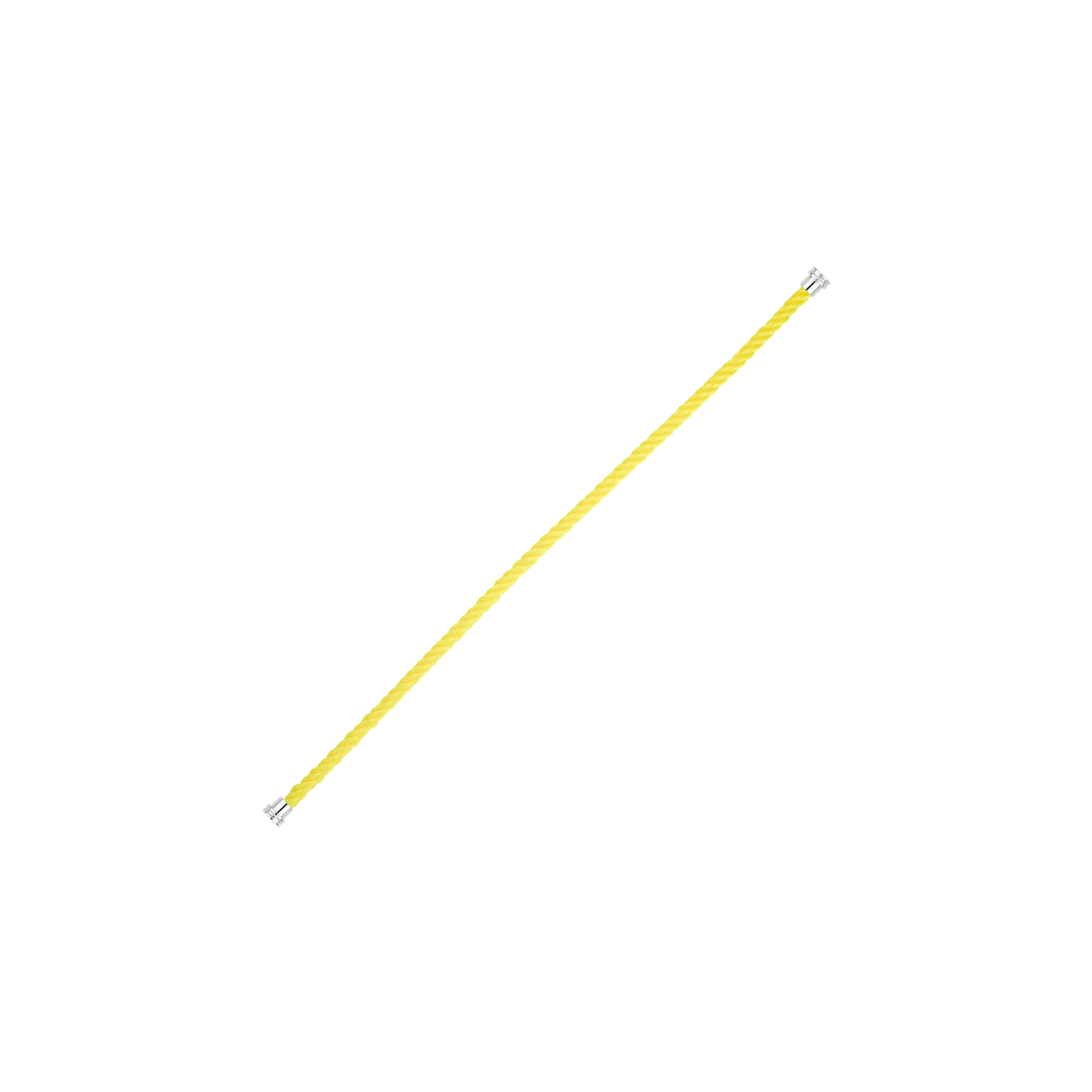 Fred | CABLE GIALLO NEON PER BRACCIALE MODELLO MEDIO IN ORO BIANCO - 6B0347 - 6B0347 (2)