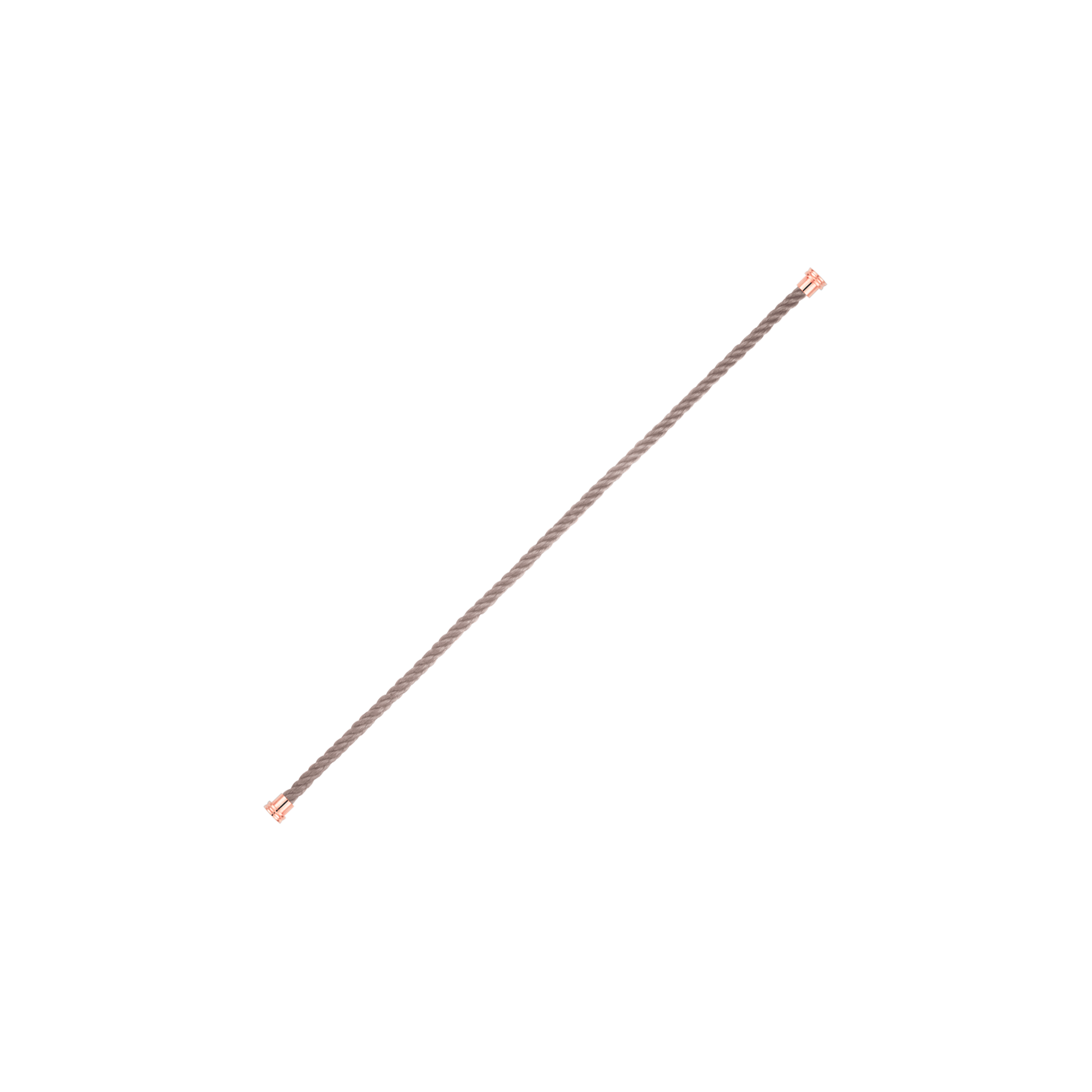 Fred | CABLE TAUPE PER BRACCIALE MODELLO MEDIO IN ORO ROSA - 6B0370 - 6B0370 (2)