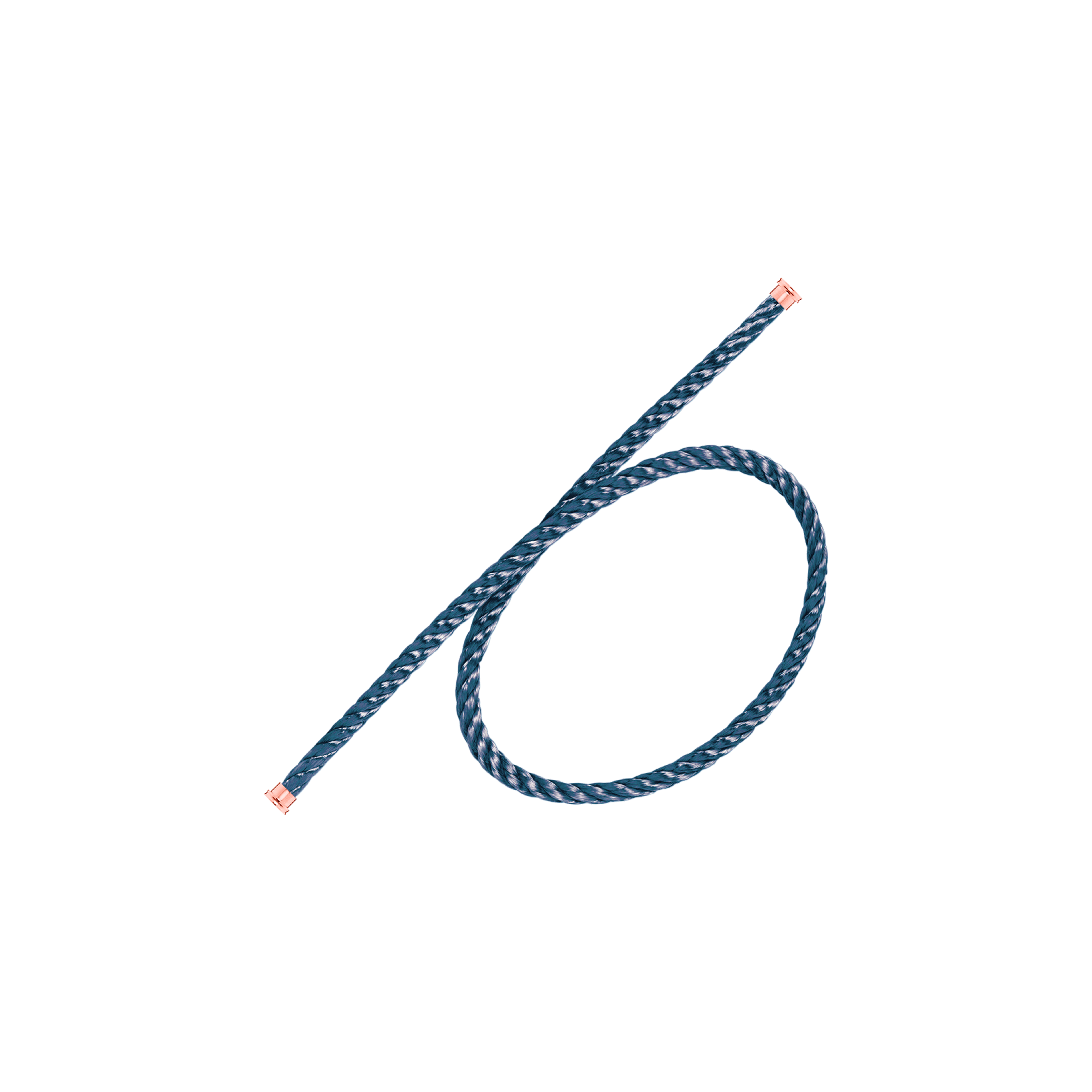 Fred | CABLE BLUE JEANS PER BRACCIALE MODELLO GRANDE IN ORO ROSA - 6B1064 - 6B1064 (1)