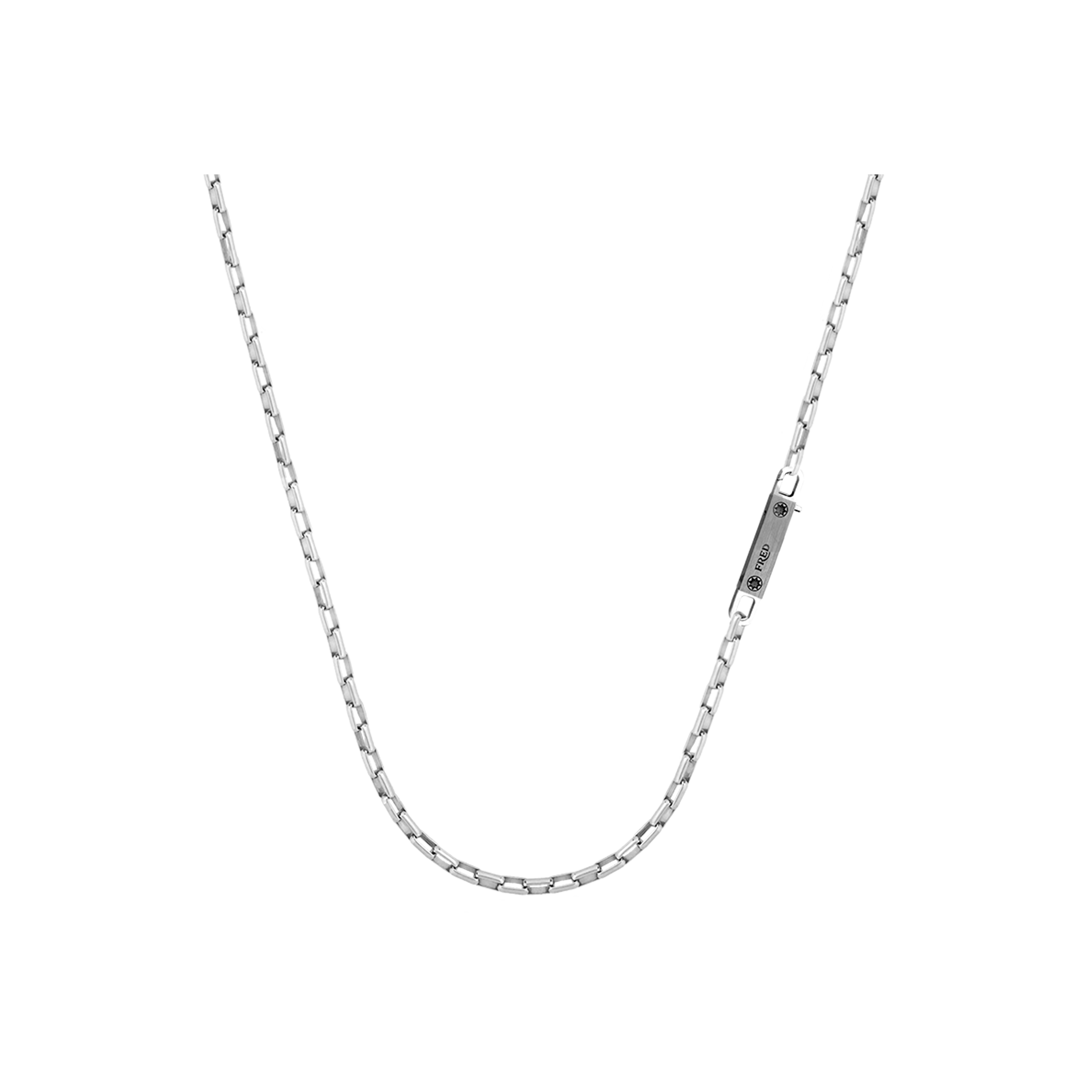 Fred | CATENA FORCE 10 WINCH MODELLO MEDIO IN ORO BIANCO  - 7B0273 - 7B0273 (1)