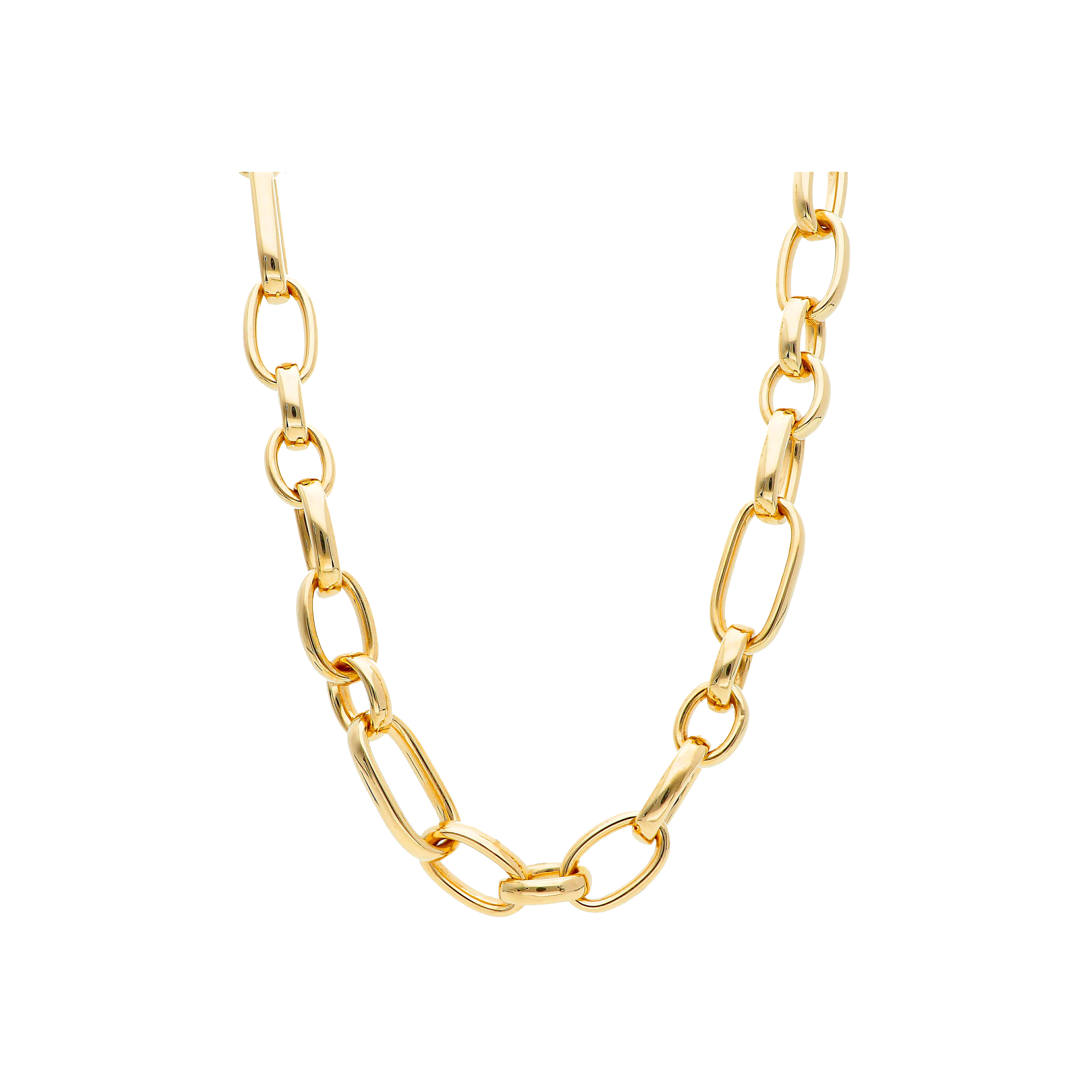 Bartorelli Italian Jewels | COLLANA ROLO' OVALE IN ORO GIALLO - 248622 (1)