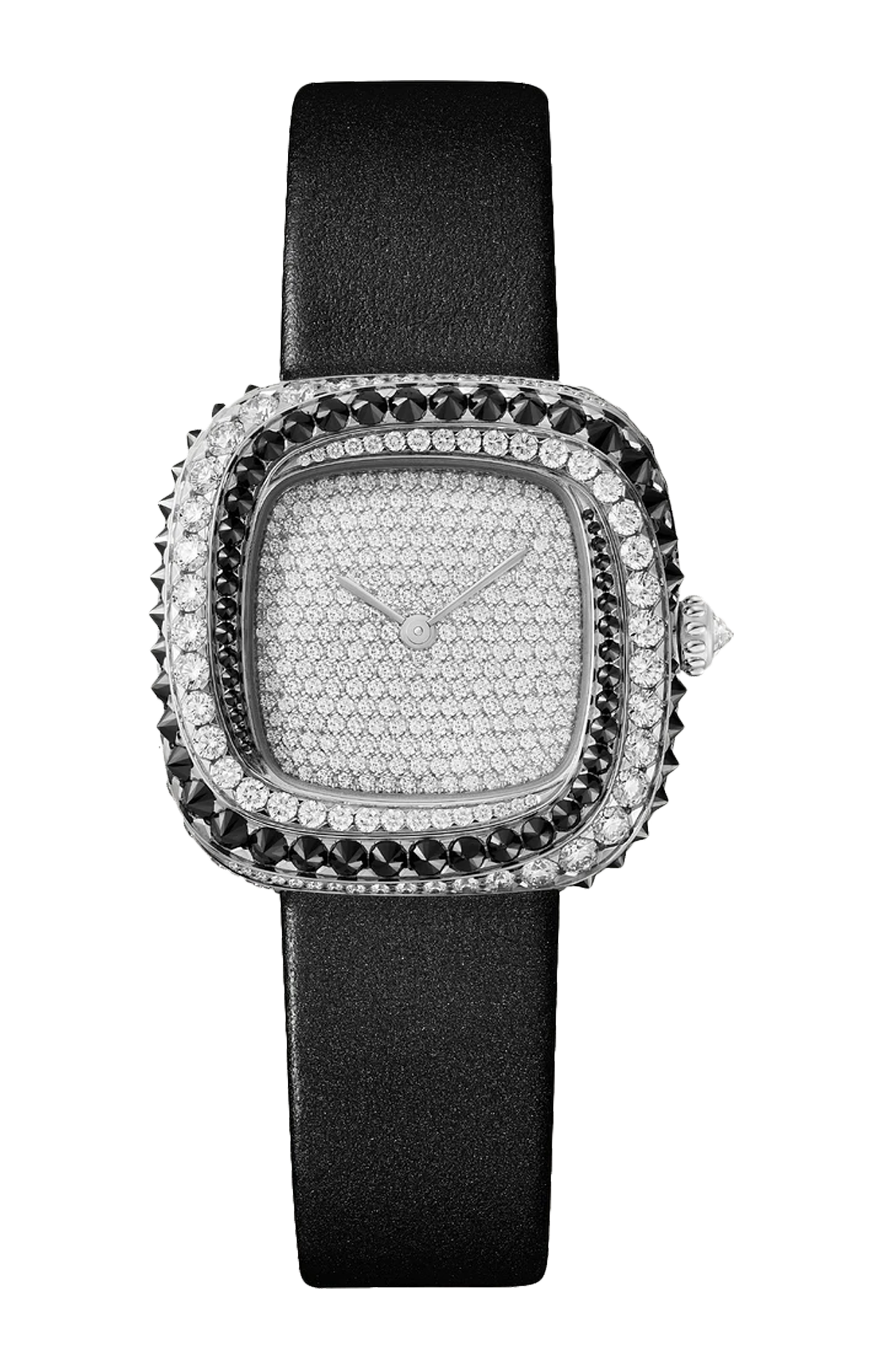 Cartier | COUSSIN DE CARTIER, MODELLO MEDIO, QUARZO, ORO BIANCO, DIAMANTI - WJCS0007 (1)