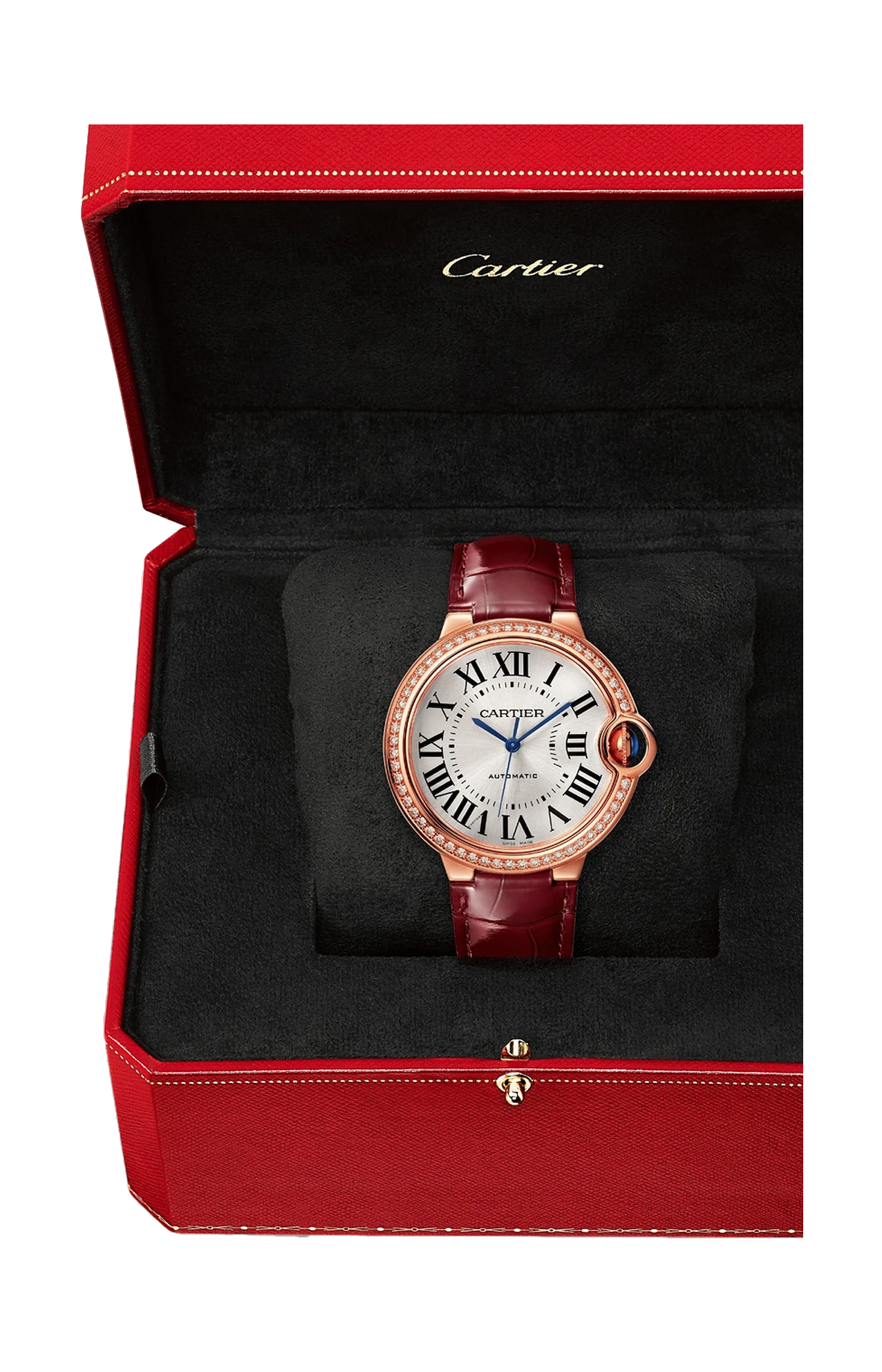 Cartier | BALLON BLEU DE CARTIER 36 MM, AUTOMATICO, ORO ROSA, DIAMANTI - WJBB0034 (3)