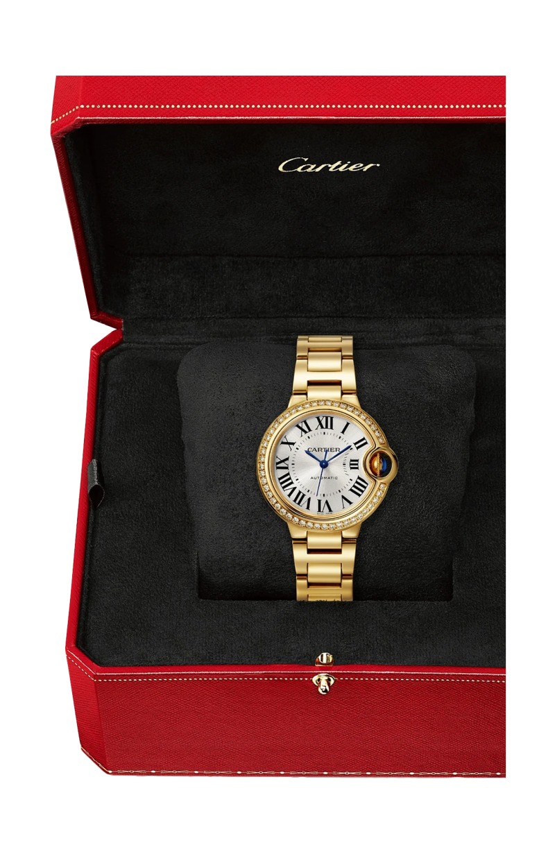 Cartier | BALLON BLEU DE CARTIER, ORO GIALLO, DIAMANTI, AUTOMATICO - WJBB0069 (3)