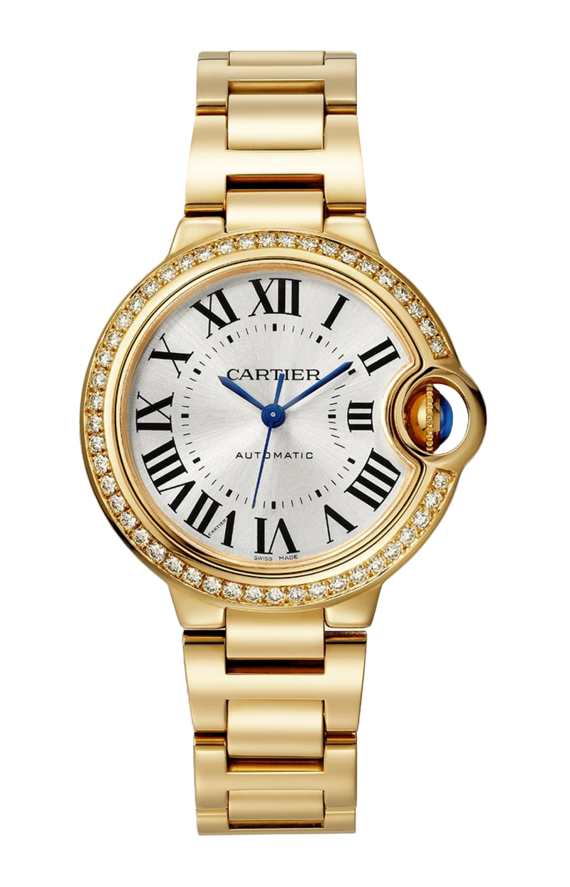 Cartier | BALLON BLEU DE CARTIER, ORO GIALLO, DIAMANTI, AUTOMATICO - WJBB0069 (1)