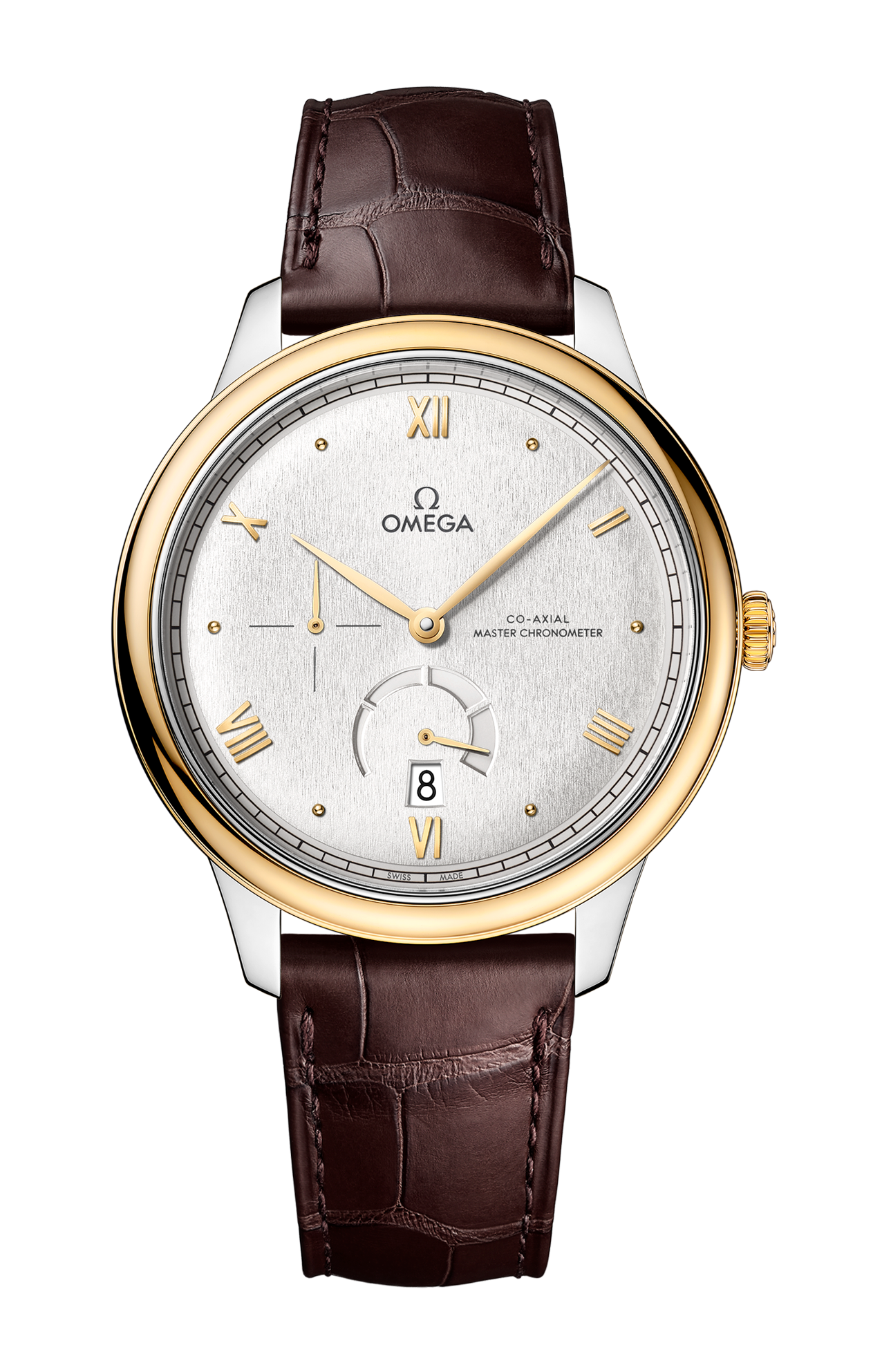 Omega | DE VILLE PRESTIGE 41 MM, ACCIAIO-ORO GIALLO SU PELLE - 434.23.41.21.02.001 (1)