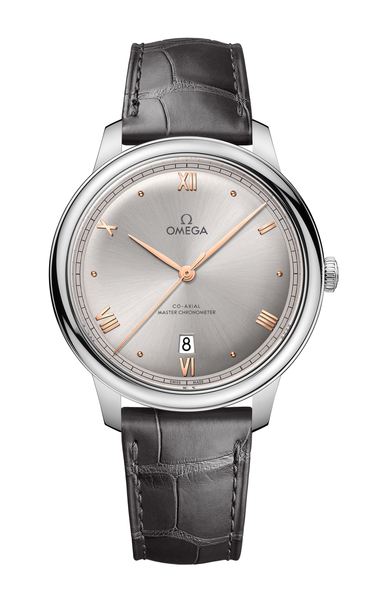 Omega | DE VILLE PRESTIGE 40 MM, ACCIAIO SU PELLE - 434.13.40.20.06.001 (1)