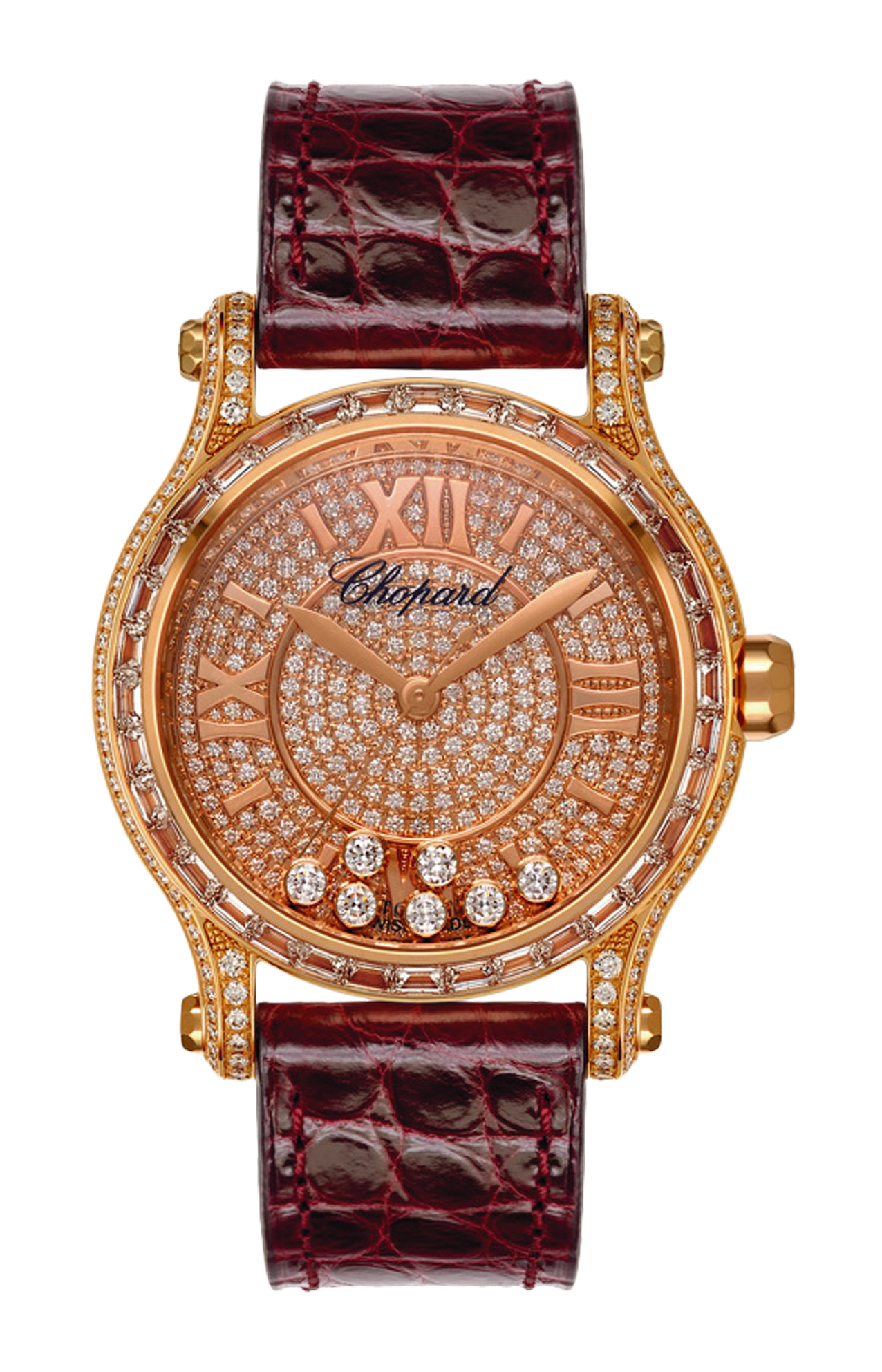 Chopard | HAPPY SPORT 36 MM, ORO ROSA ETICO, DIAMANTI - 274891 (1)