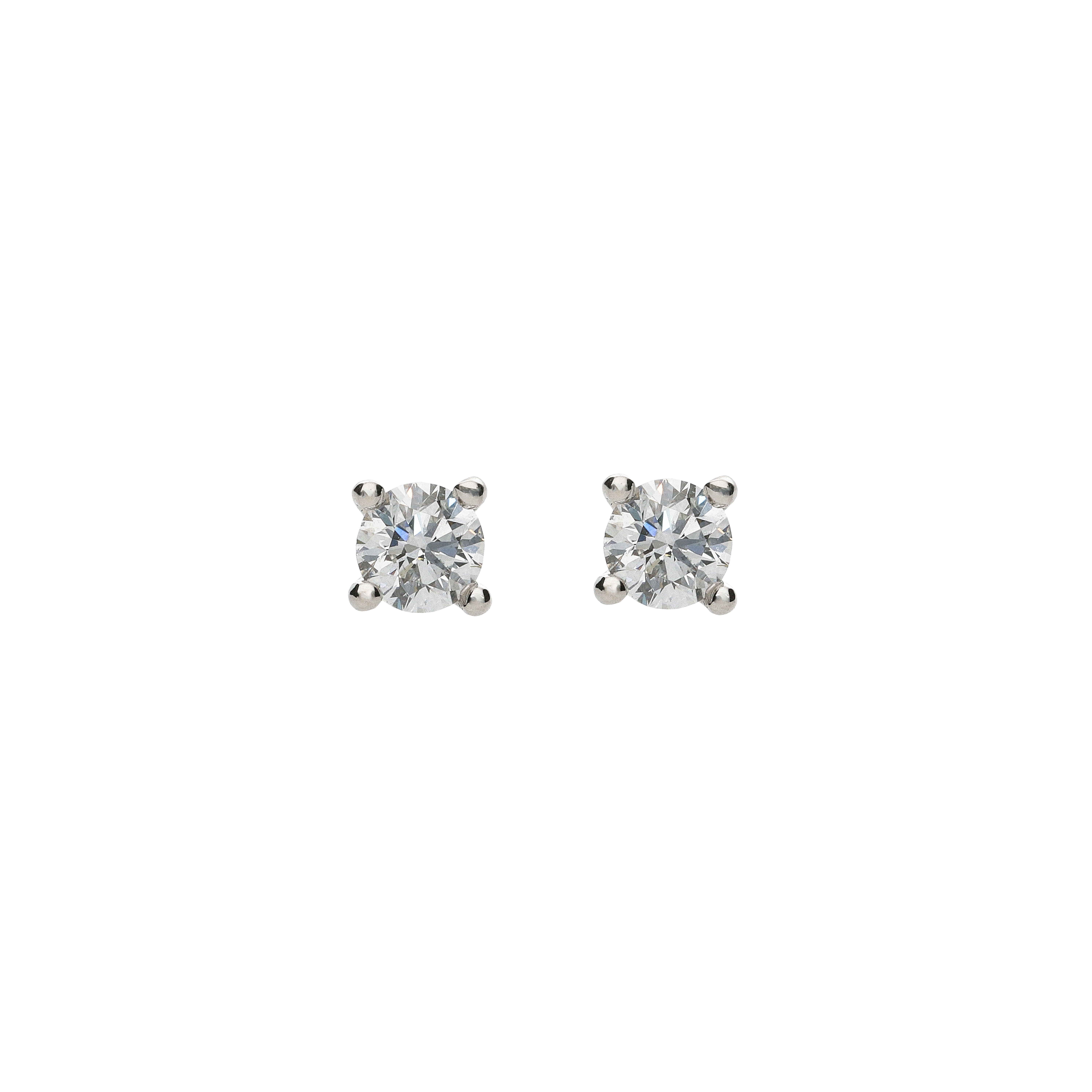 Bartorelli Italian Jewels | ORECCHINI PUNTO LUCE IN ORO BIANCO E DIAMANTI CERTIFICATI GIA - BAOR11 (1)