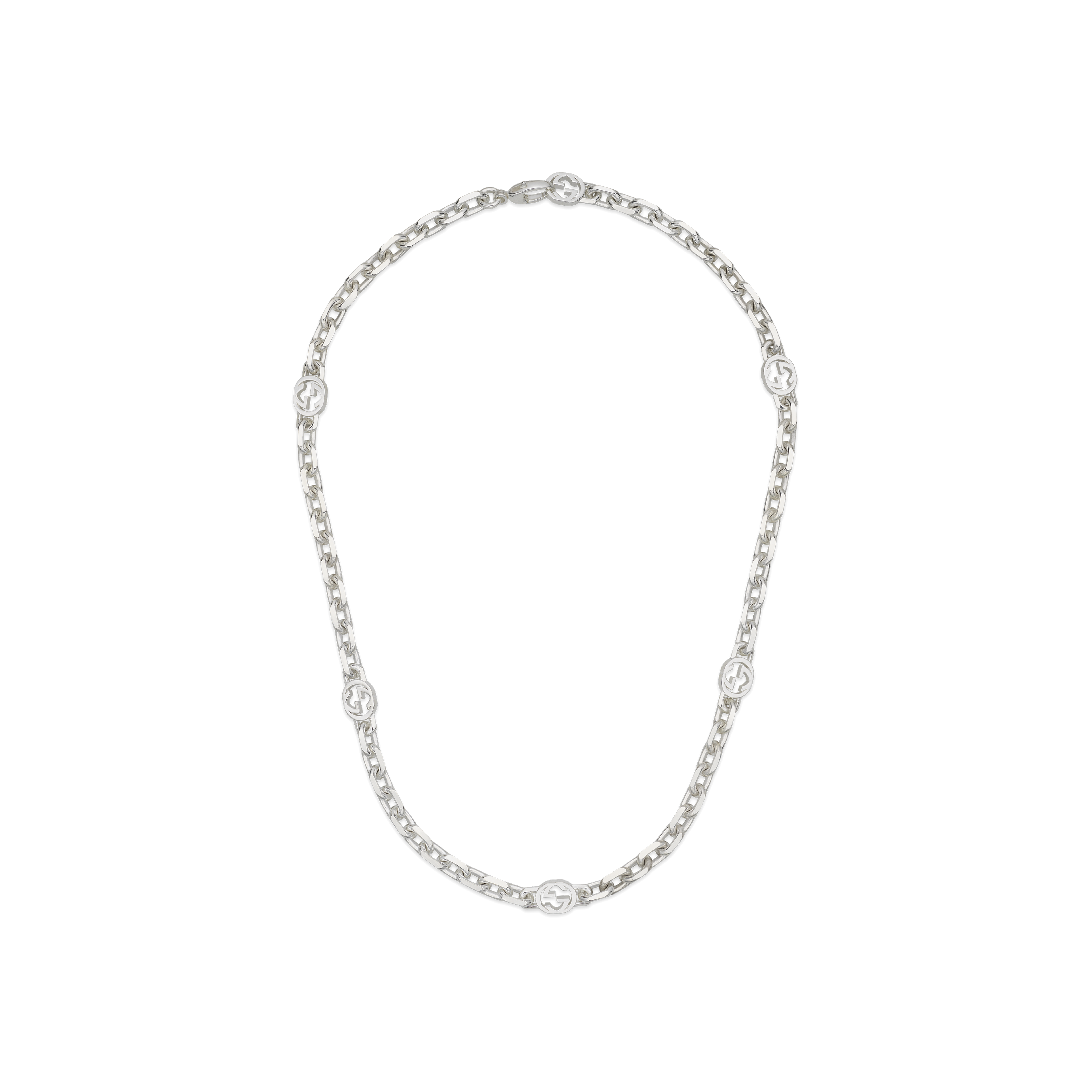 Gucci | COLLANA CON CATENA GUCCI INTERLOCKING - YBB759703001 (1)