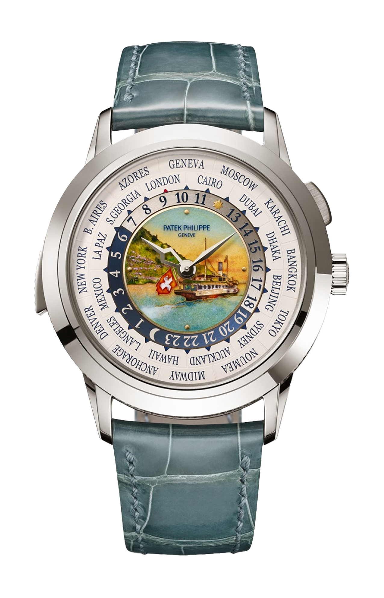 Patek Philippe | GRANDI COMPLICAZIONI RIPETIZIONI MINUTI, ORA UNIVERSALE, CARICA AUTOMATICA - 5531G-001 (1)