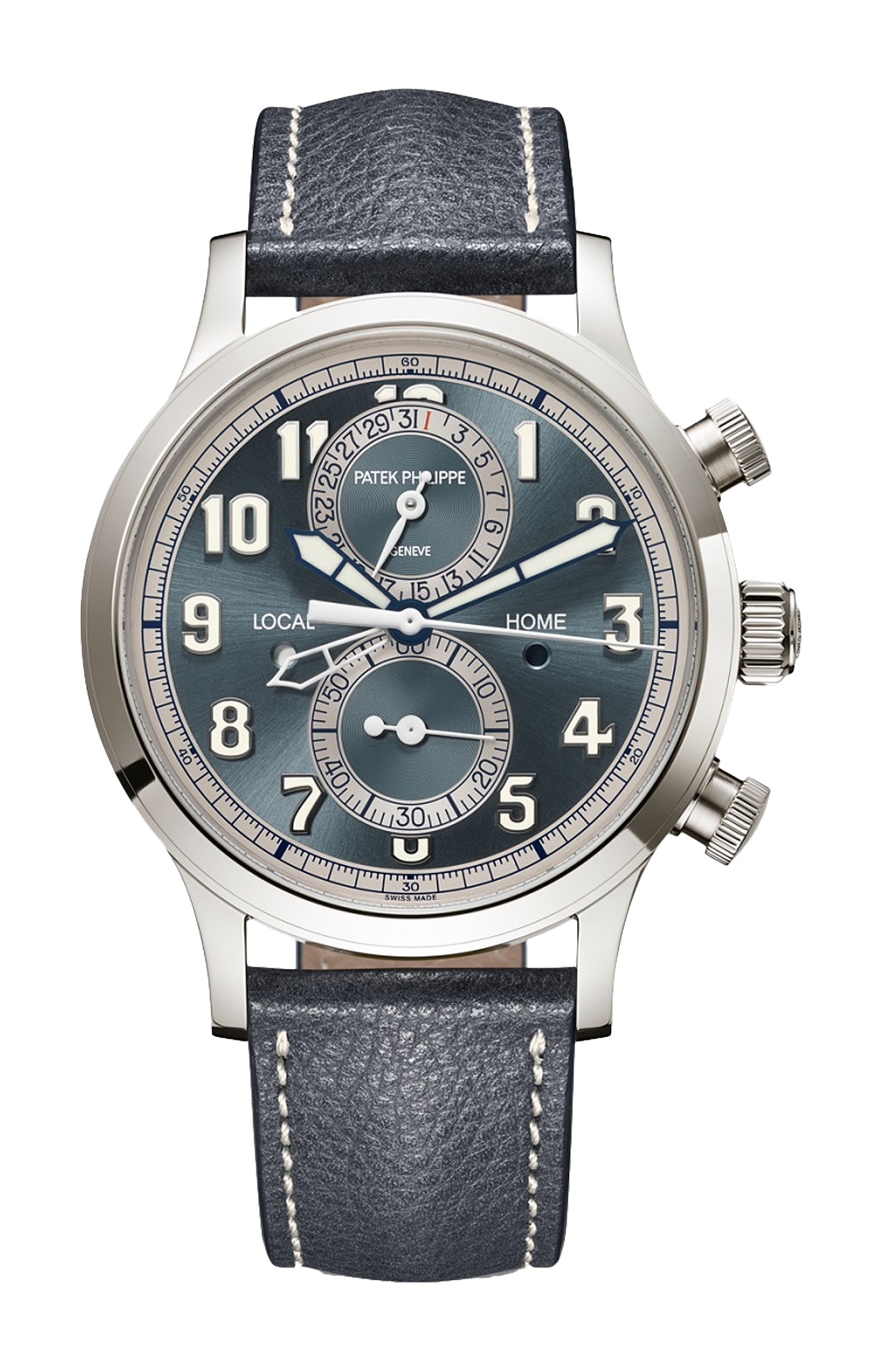 Patek Philippe | COMPLICAZIONI CALATRAVA PILOT TRAVEL TIME CRONOGRAFO, CARICA AUTOMATICA - 5924G-001 (1)