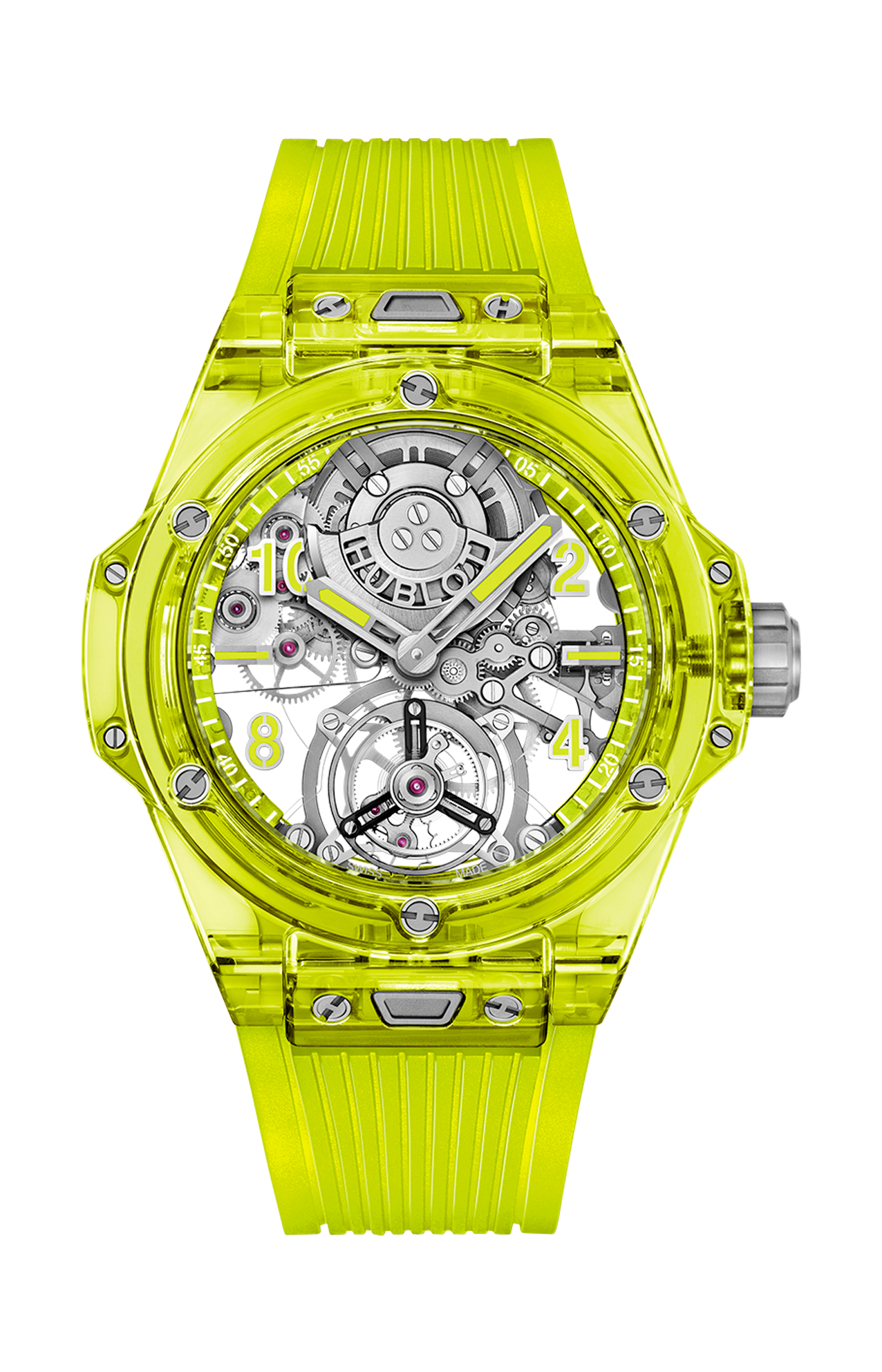 Hublot | BIG BANG TOURBILLON AUTOMATIC YELLOW NEON SAXEM - LIMITED EDITION - 429.JY.0120.RT (1)