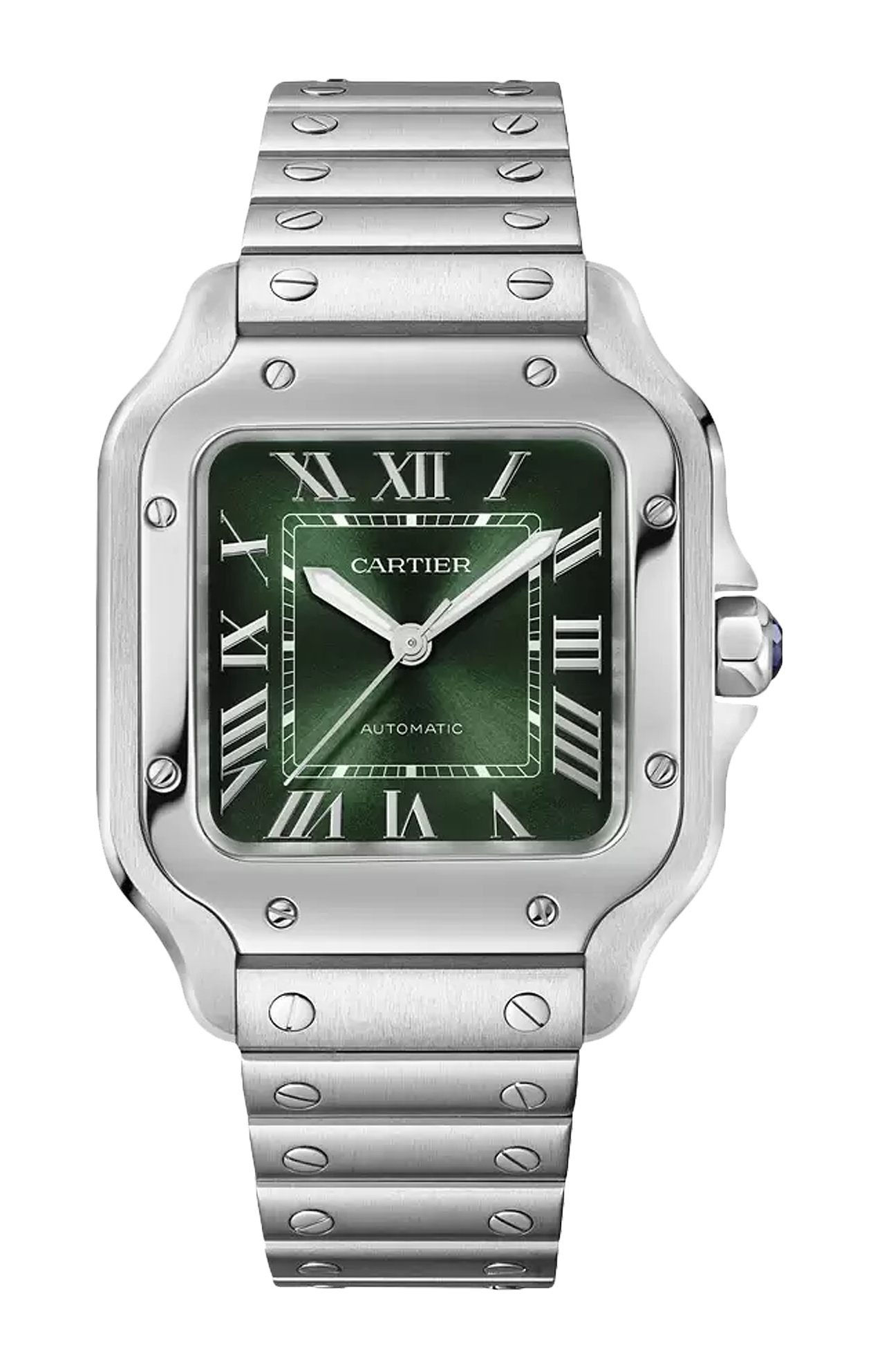 Cartier | SANTOS DE CARTIER, MODELLO MEDIO, ACCIAIO, AUTOMATICO - WSSA0061 (1)