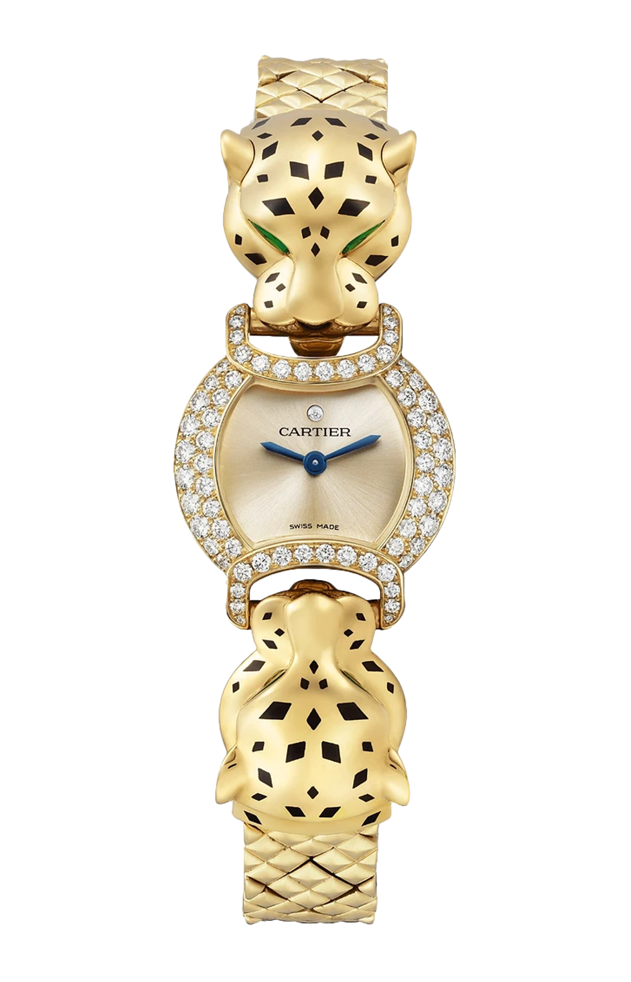 Cartier | LA PANTH&Egrave;RE DE CARTIER, ORO GIALLO, DIAMANTI, TSAVORITE, QUARZO - HPI01731 (1)