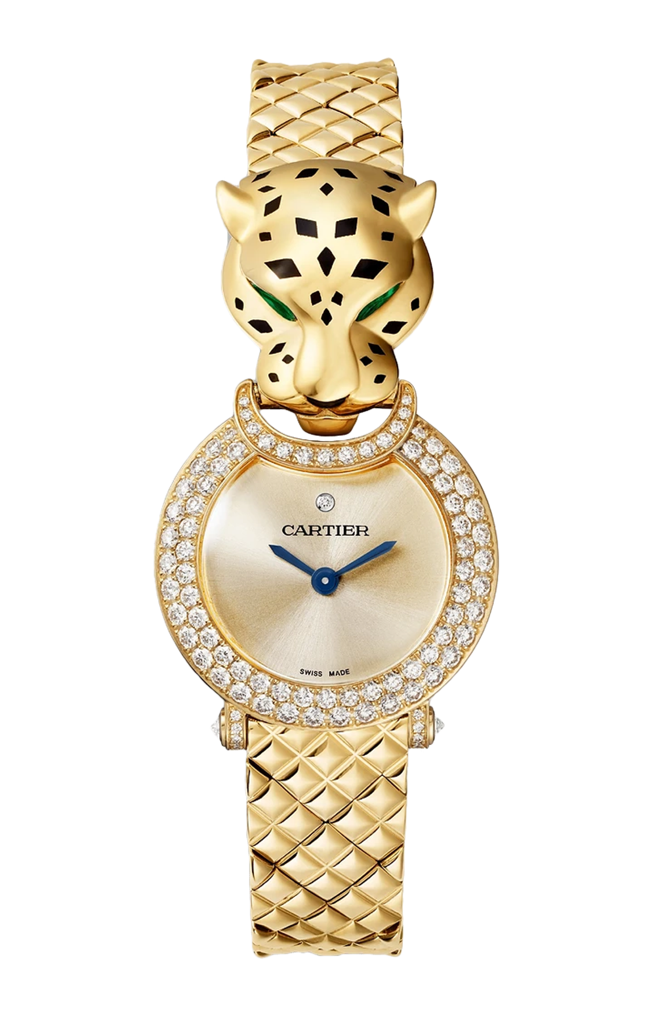 Cartier | LA PANTH&Egrave;RE DE CARTIER, ORO GIALLO, DIAMANTI, TSAVORITE, QUARZO - HPI01727 (1)