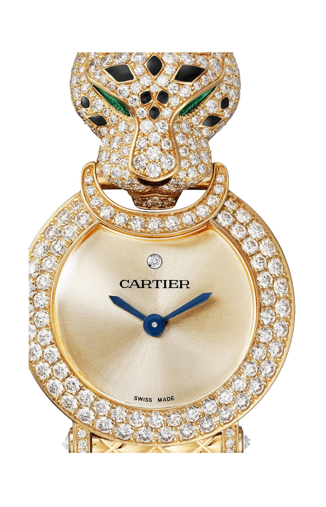 Cartier | LA PANTH&Egrave;RE DE CARTIER, ORO GIALLO, DIAMANTI, SMERALDO, QUARZO - HPI01729 (2)