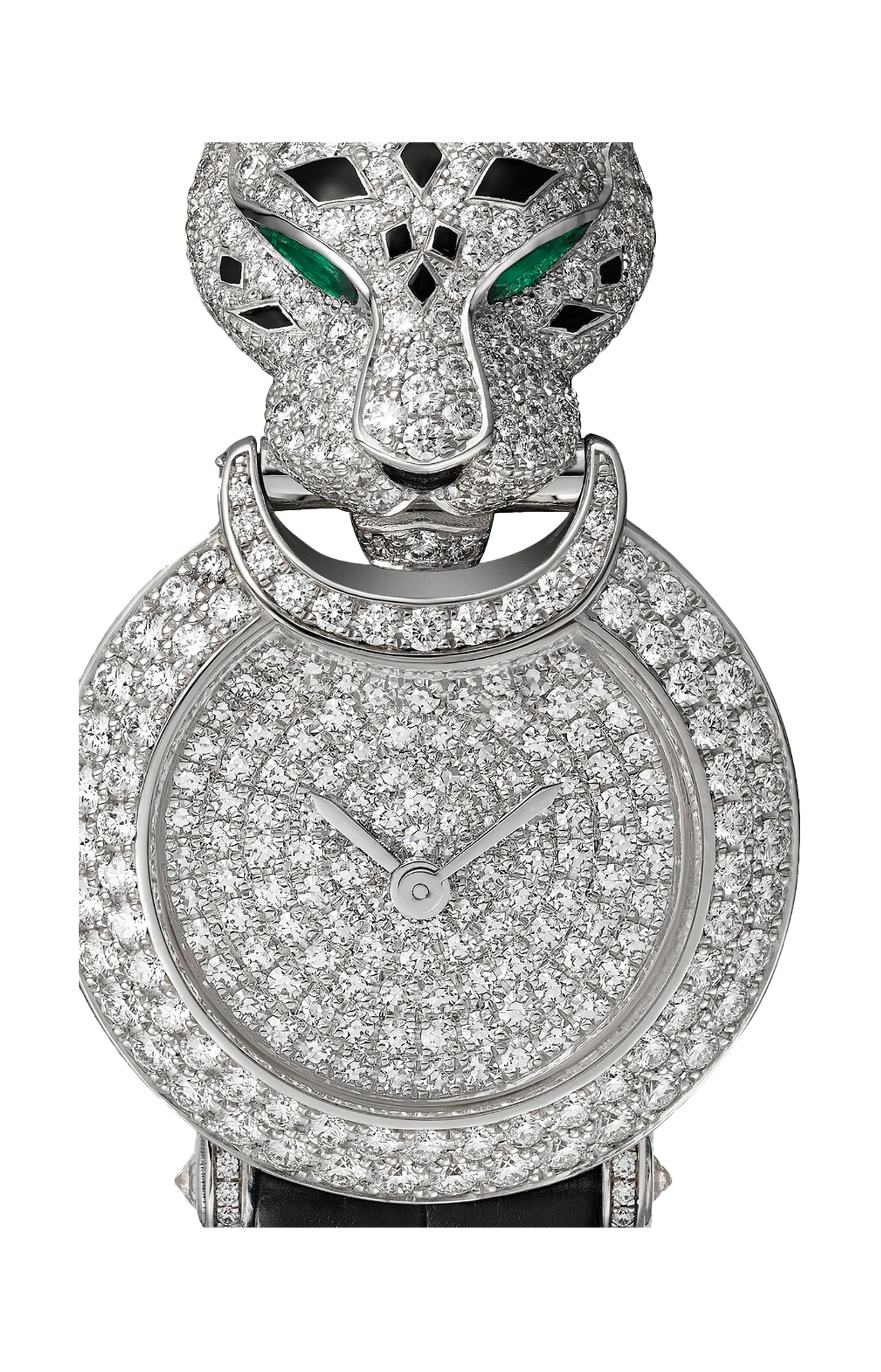 Cartier | LA PANTH&Egrave;RE DE CARTIER, ORO BIANCO, DIAMANTI, SMERALDO, QUARZO - HPI01734 (2)