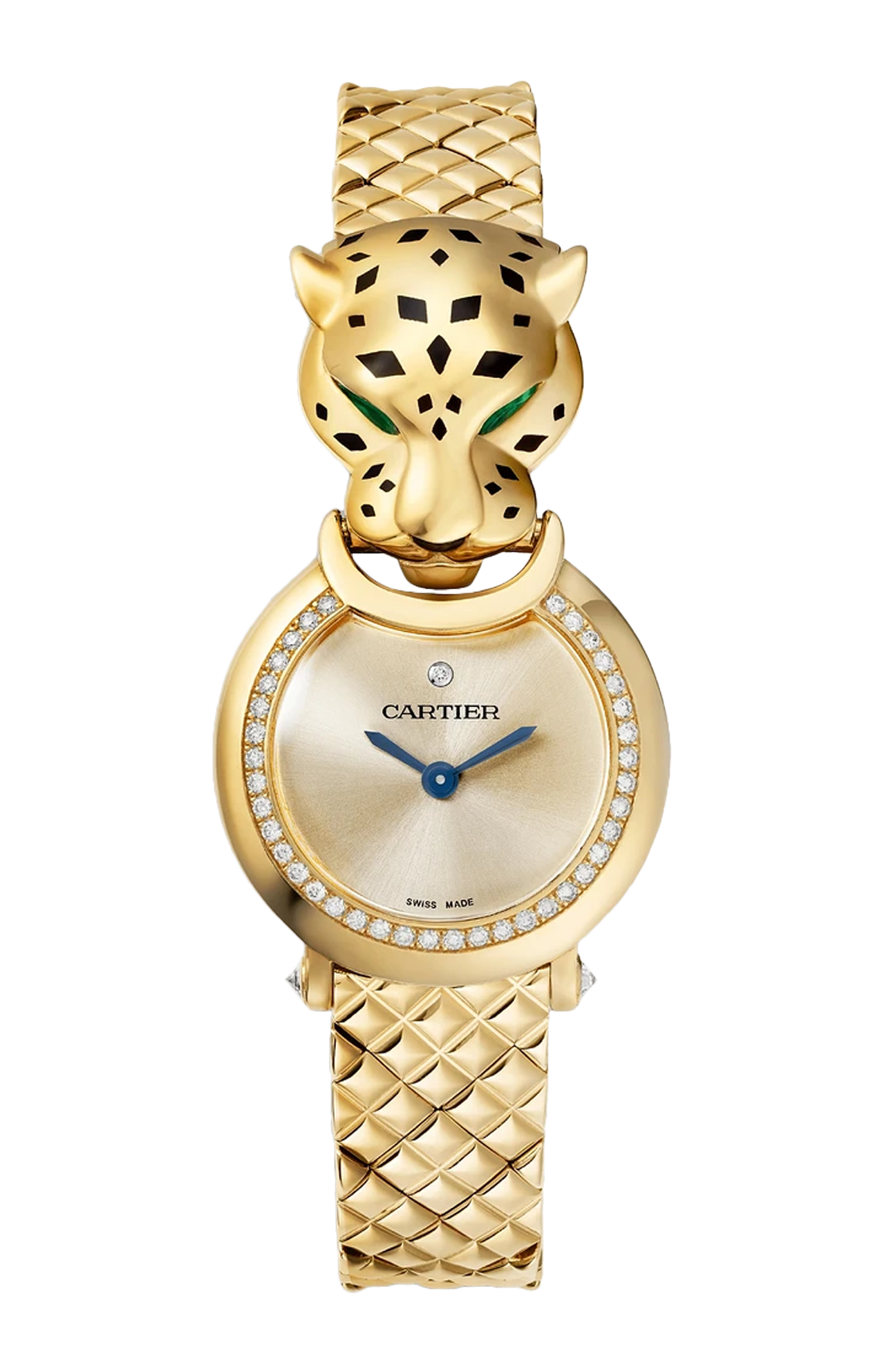 Cartier | LA PANTH&Egrave;RE DE CARTIER, ORO GIALLO, DIAMANTI, TSAVORITE, QUARZO - HPI01725 (1)