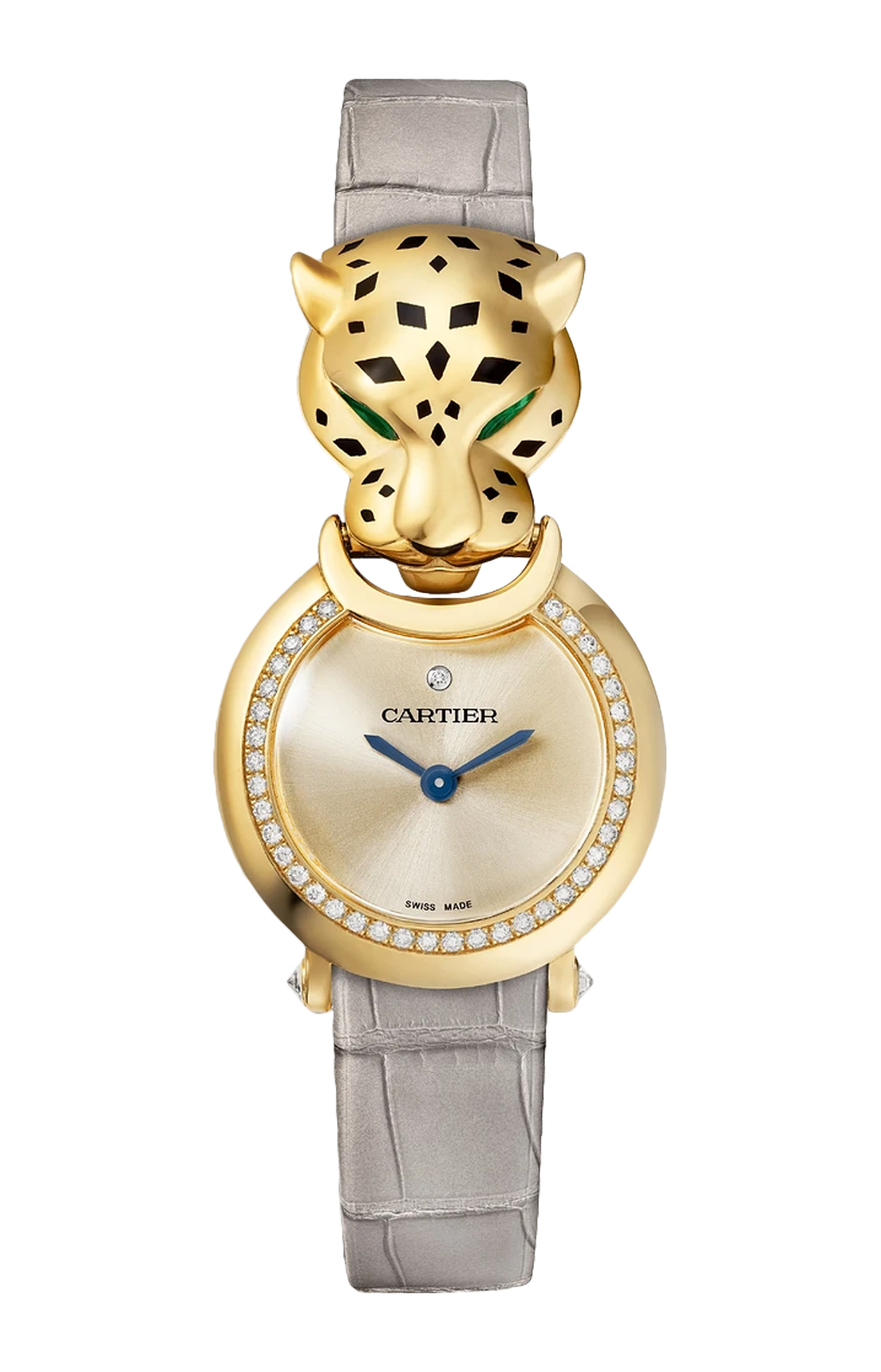 Cartier | LA PANTH&Egrave;RE DE CARTIER, ORO GIALLO, DIAMANTI, TSAVORITE, QUARZO - HPI01297 (1)