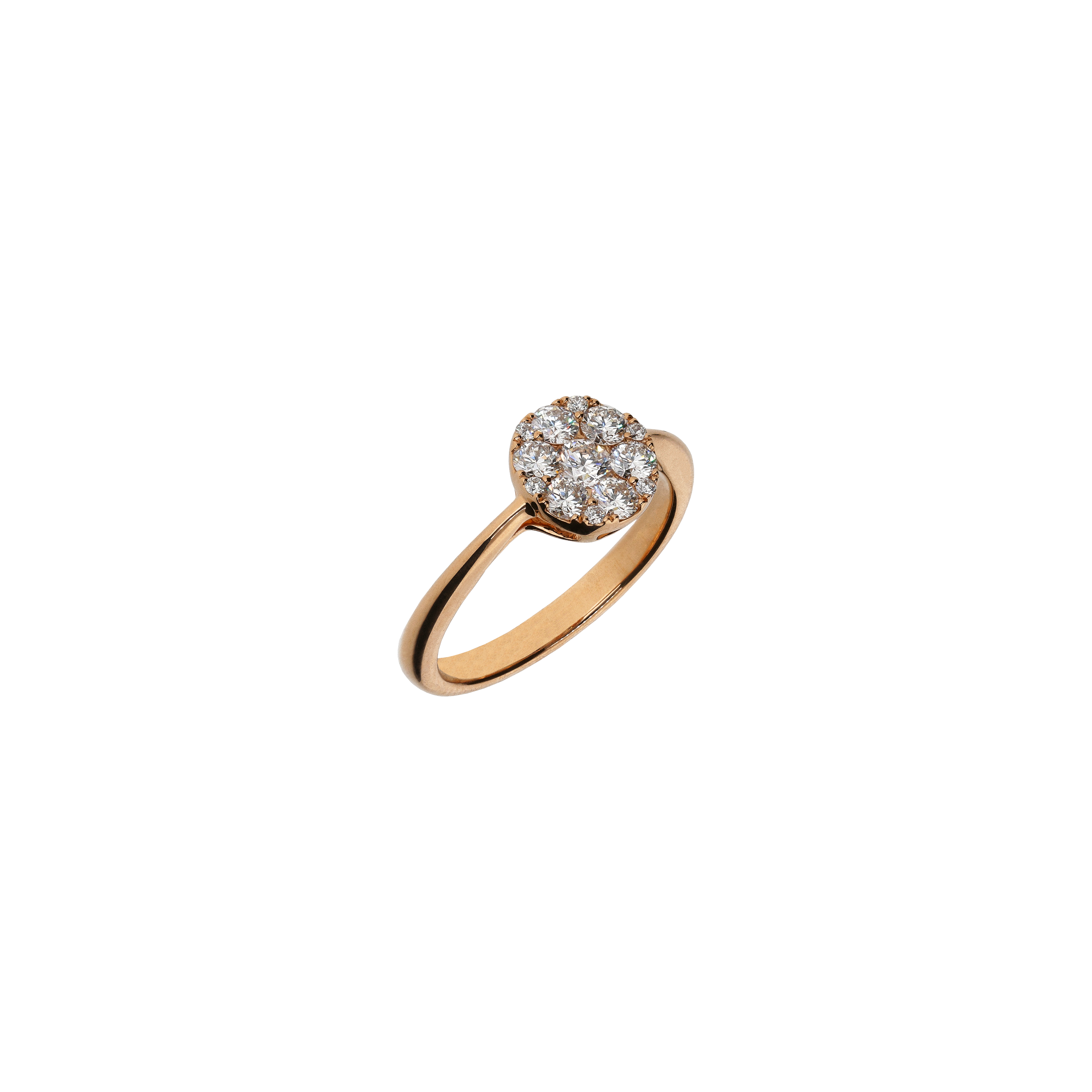 Bartorelli Italian Jewels | ANELLO A ROSETTA IN ORO ROSA CON DIAMANTI - 1AN0271633/1 (1)