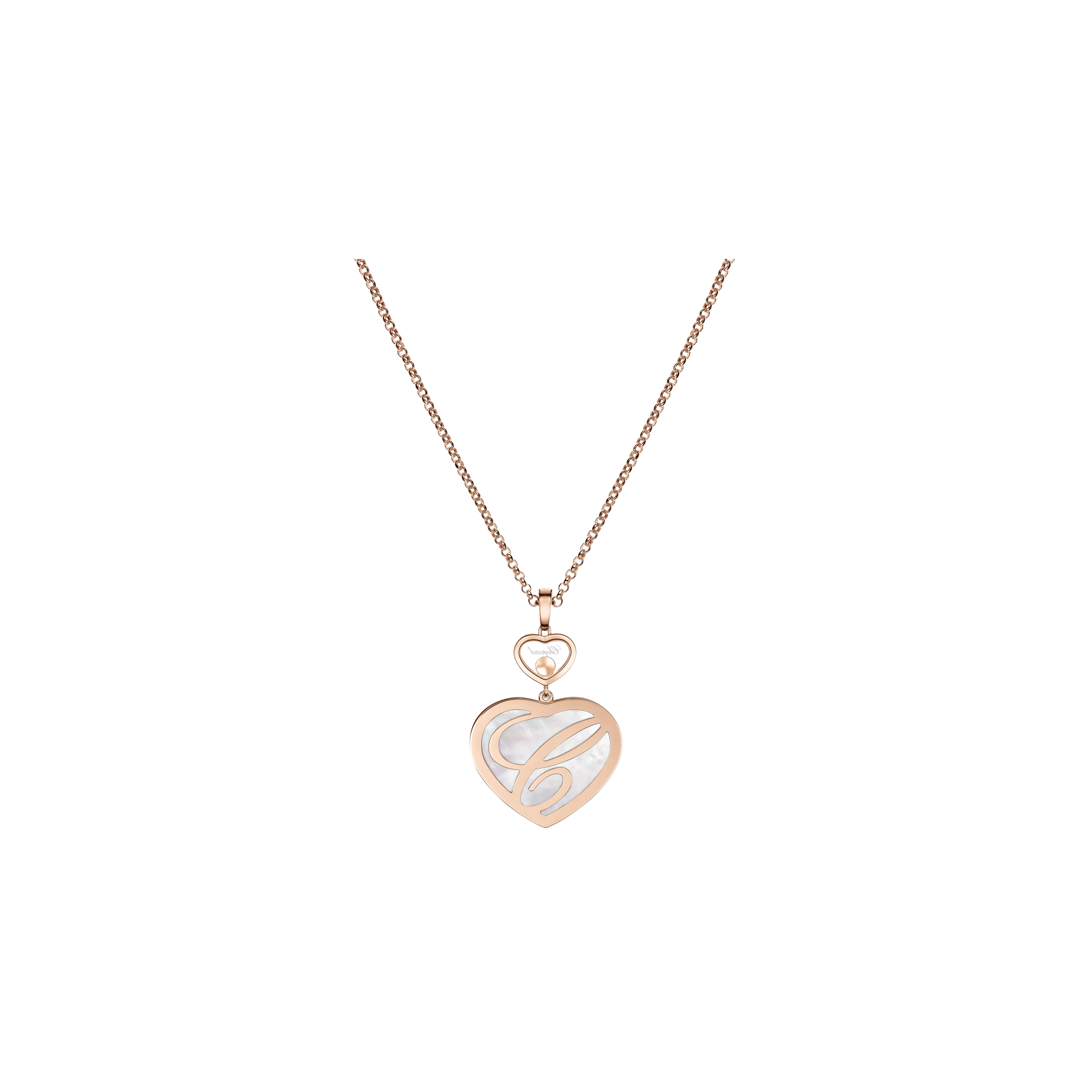 Chopard | CHOPARD - CIONDOLO ORO ROSA ETICO, DIAMANTE, MADREPERLA - 79A075 (2)