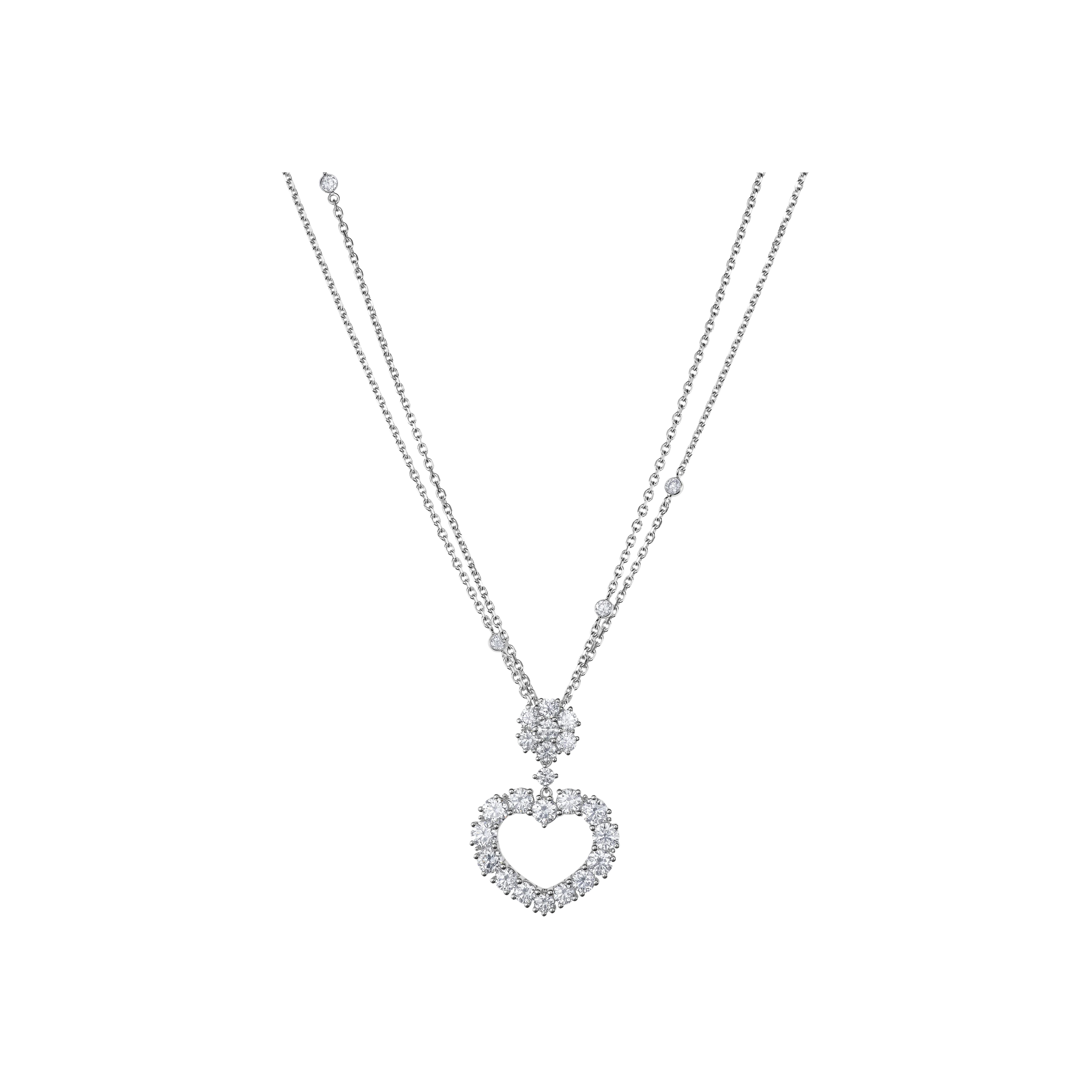 Chopard | CHOPARD - PENDENTE L'HEURE DU DIAMANT, ORO BIANCO ETICO, DIAMANTI - 799070-1001 - 799070 (1)