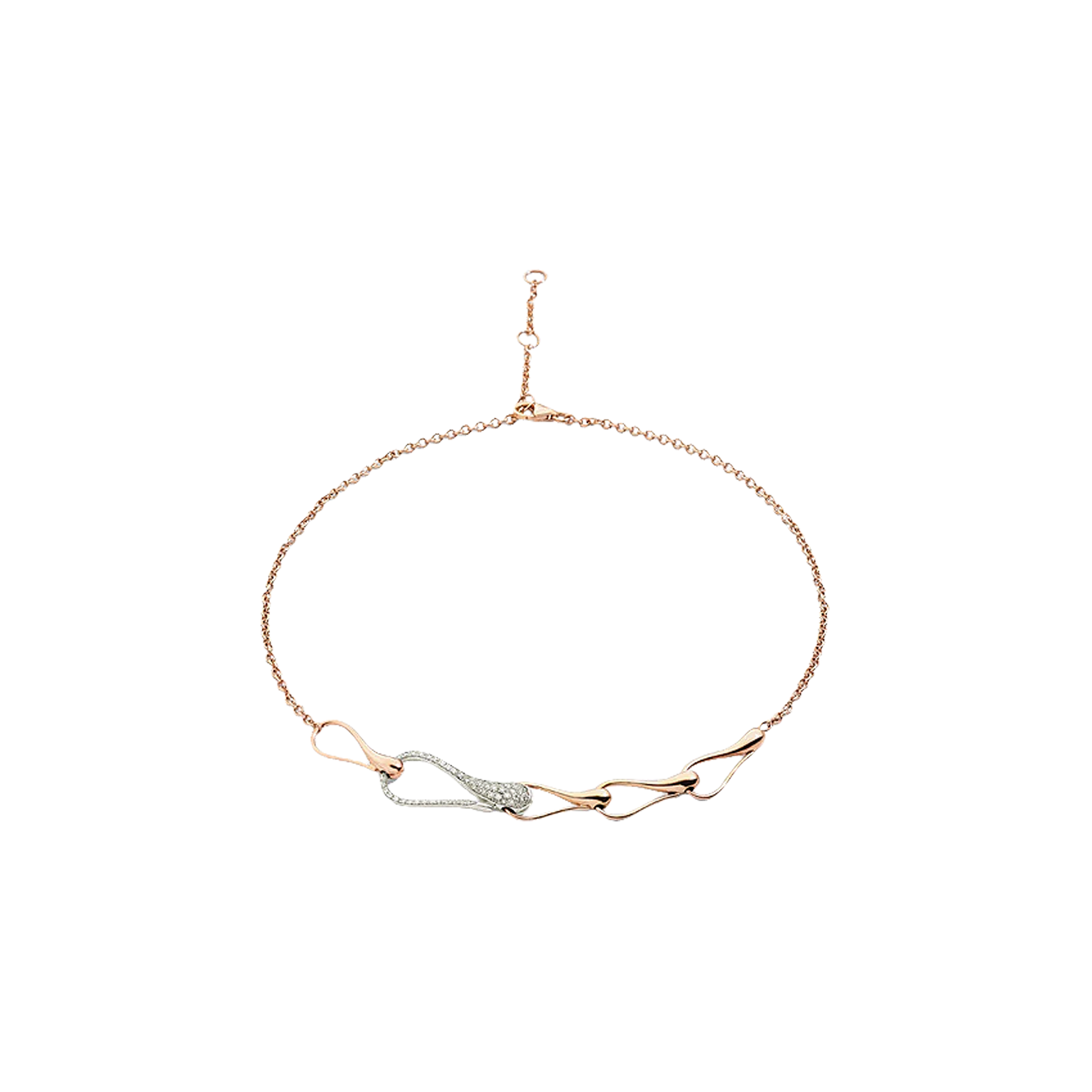Dada Arrigoni | COLLANA LIGHT CHOKER ELIKA IN ORO ROSA, ORO BIANCO E DIAMANTI - DEK24CARBDI - DEK24CARBDI (1)