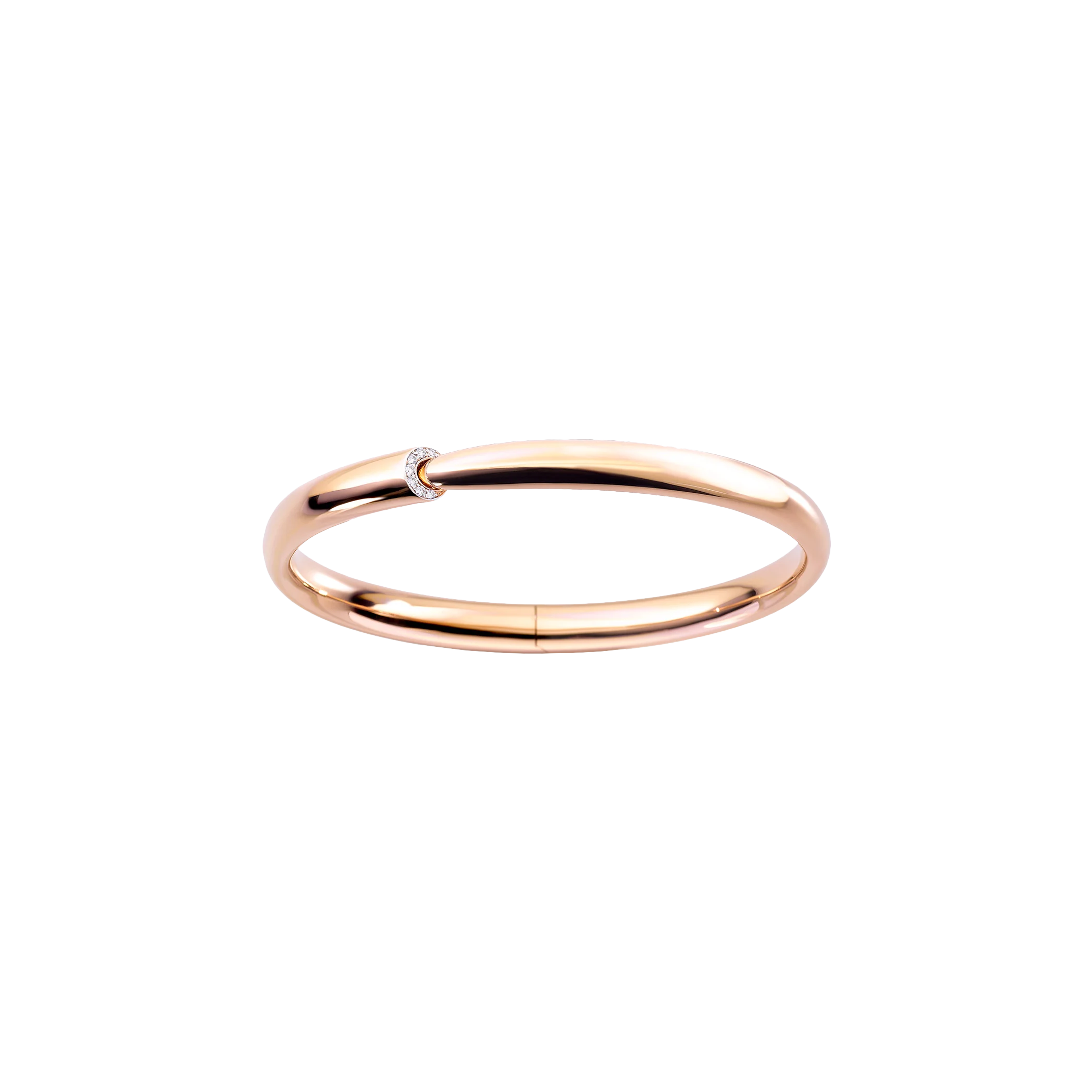 Vhernier | BRACCIALE CALLA THE ONE IN ORO ROSA 18 CARATI E DIAMANTI - 0G1800BR303 (1)