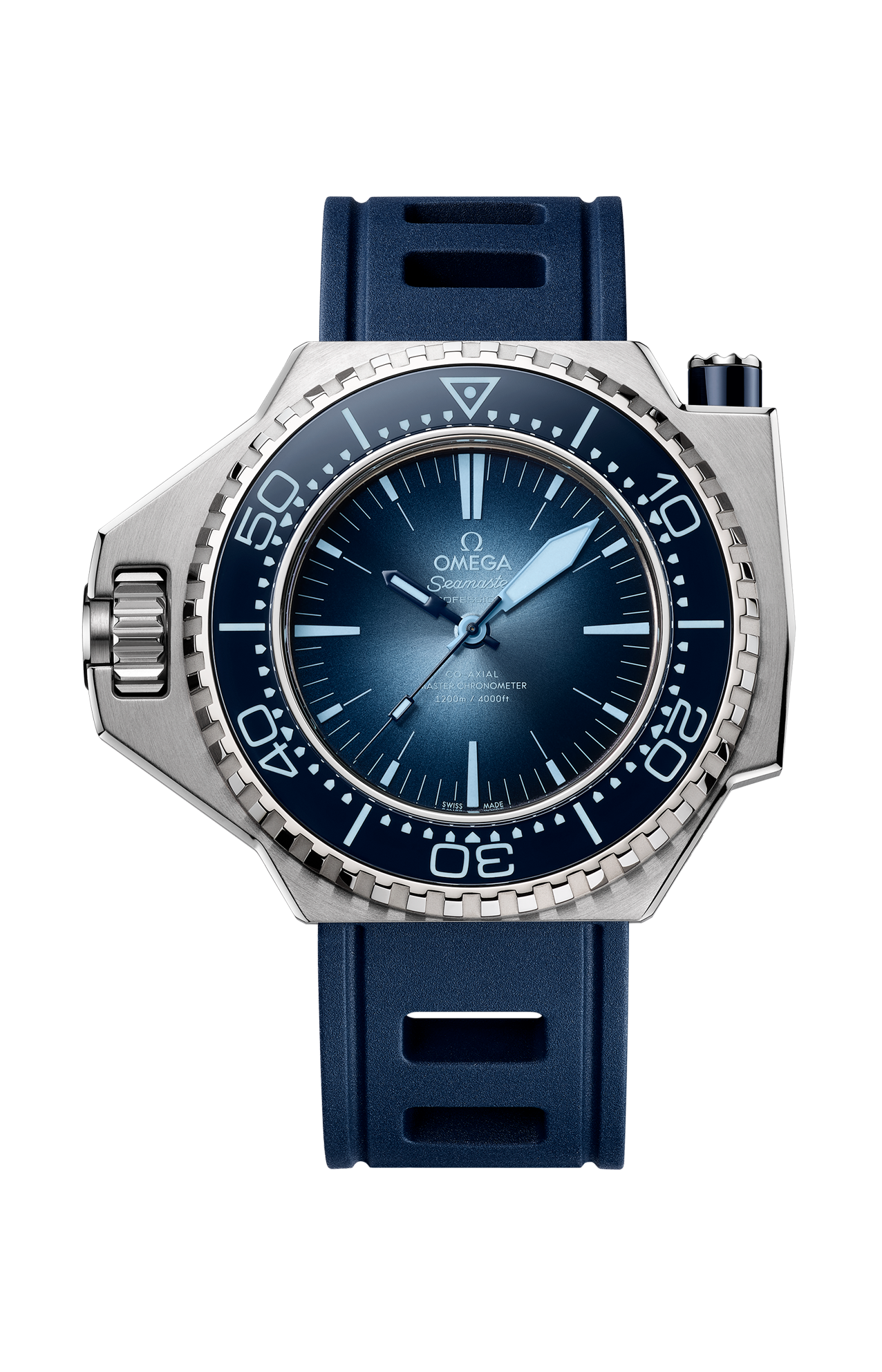 Omega | SEAMASTER PLOPROF 1200M 55 X 45 MM, O-MEGASTEEL SU CAUCCI&Ugrave; - 227.32.55.21.03.001 (1)