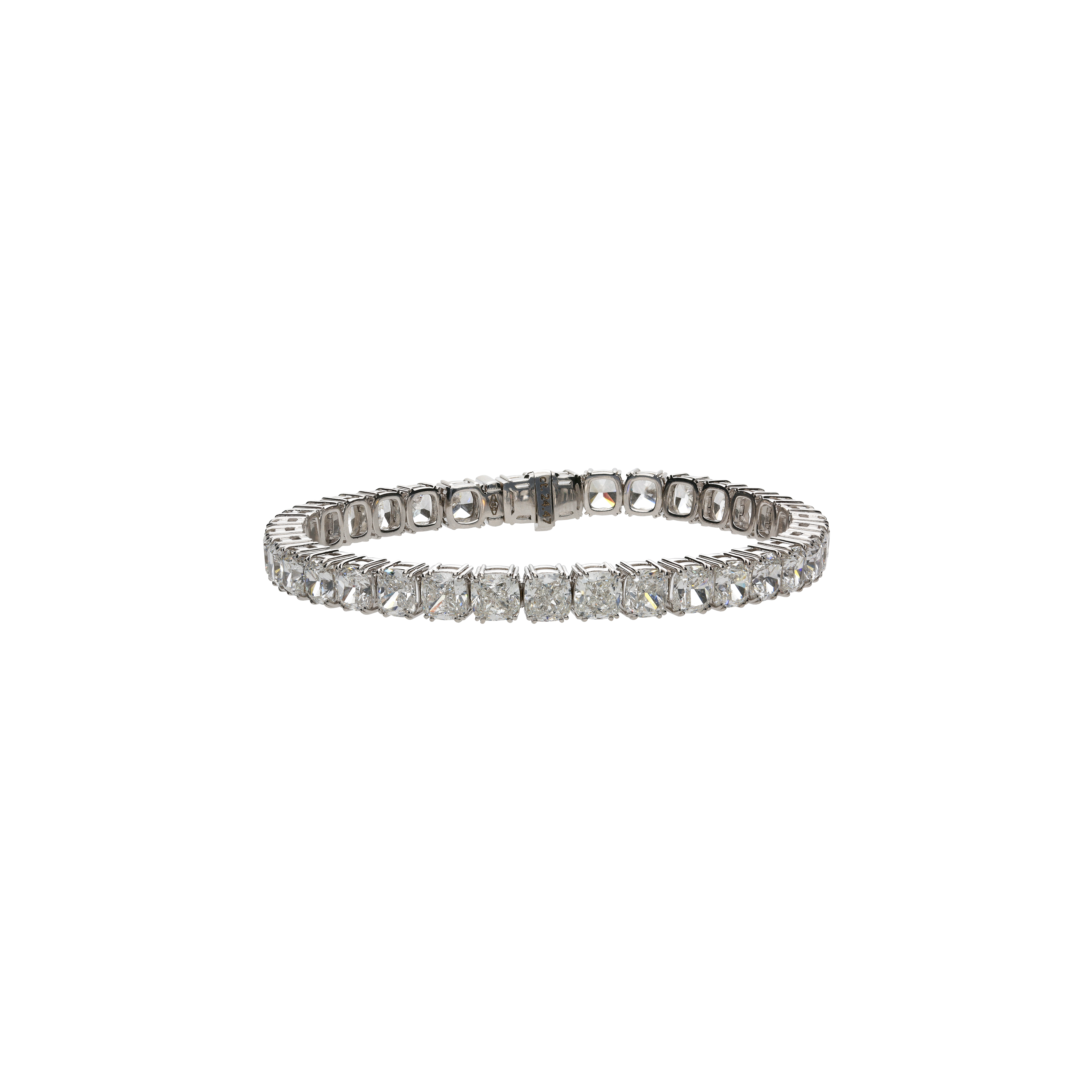 Bartorelli Italian Jewels | BRACCIALE TENNIS IN ORO BIANCO CON DIAMANTI - BRA1 (1)