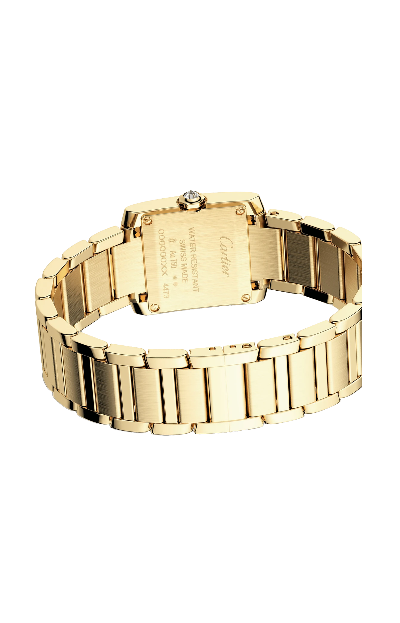 Cartier | TANK FRAN&Ccedil;AISE, MODELLO PICCOLO, ORO GIALLO, DIAMANTI, QUARZO - WJTA0062 (2)