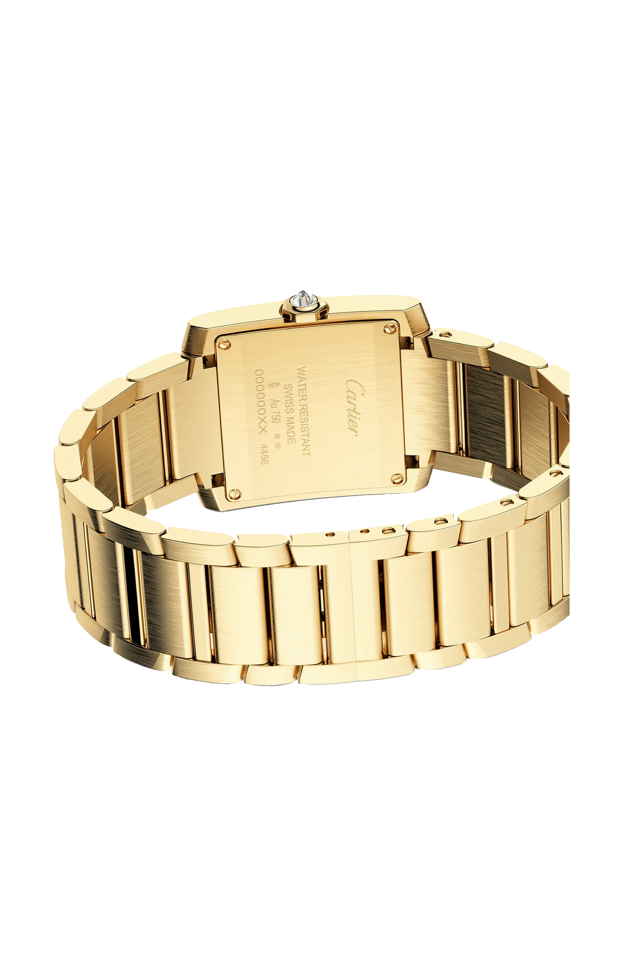 Cartier | TANK FRAN&Ccedil;AISE, MDELLO MEDIO, ORO GIALLO, DIAMANTI, QUARZO - WJTA0061 (2)