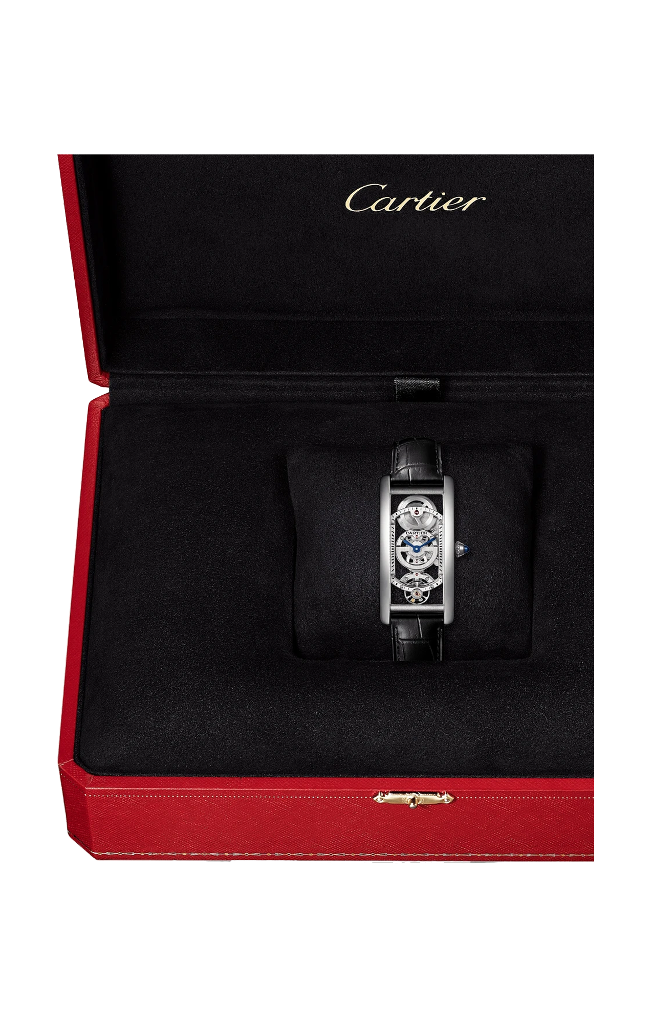 Cartier | TANK CINTR&Eacute;E, PLATINO, SCHELETRATO, MANUALE - WHTA0022 (3)