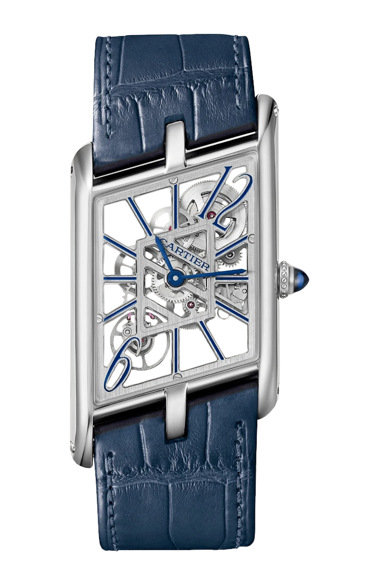 Cartier | TANK ASYM&Eacute;TRIQUE, PLATINO, SCHELETRATO, MANUALE - WHTA0012 (1)